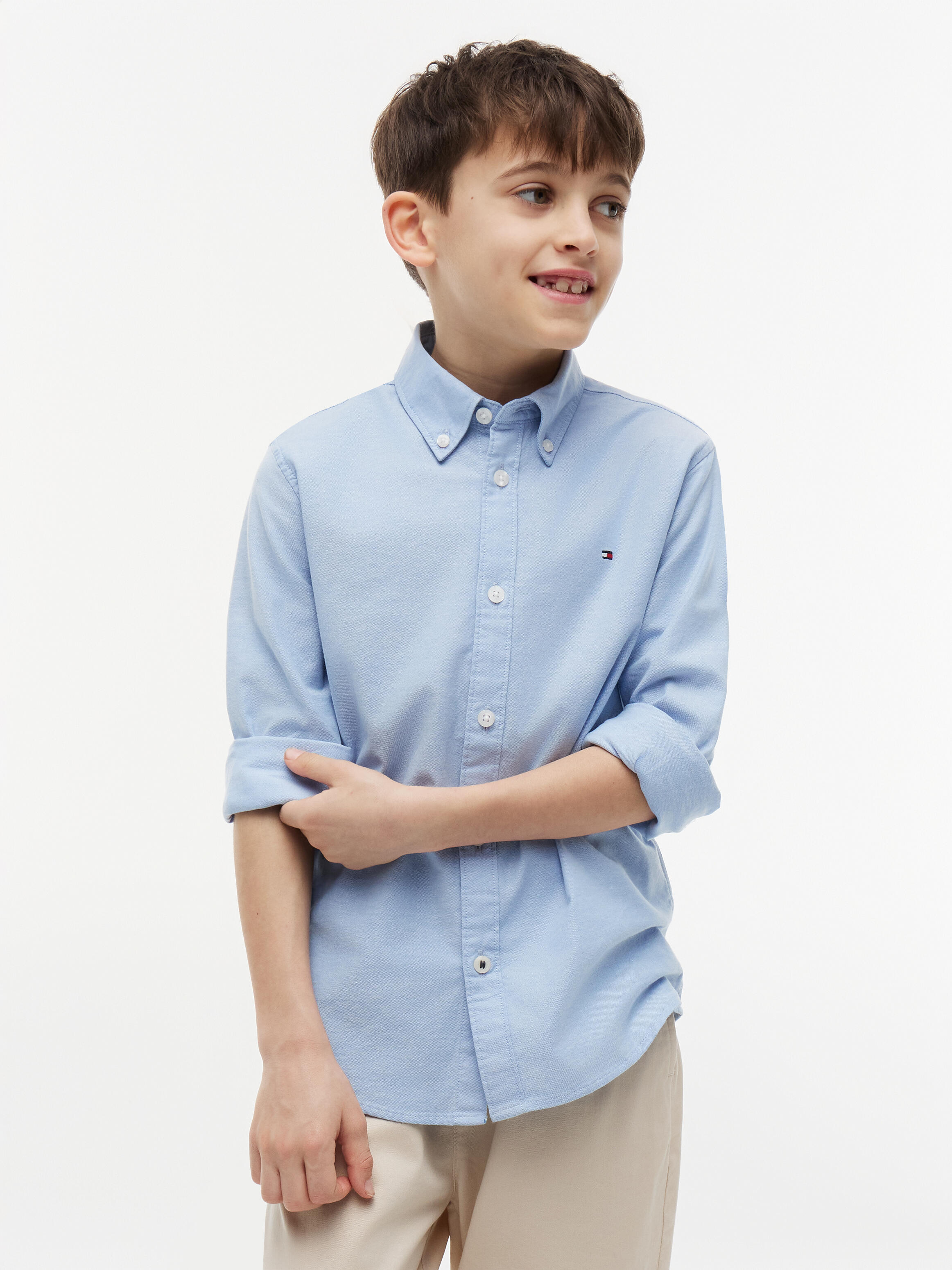 Tommy Hilfiger Jungen Hemd Oxford Stretch - Bild 2