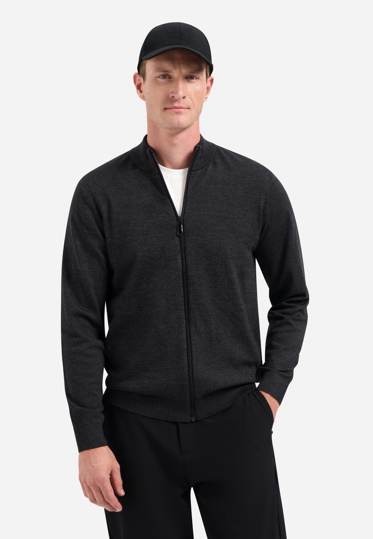 No Excess-Strickjacke Antraciet Anthrazit Größe 3XL - Bild 3
