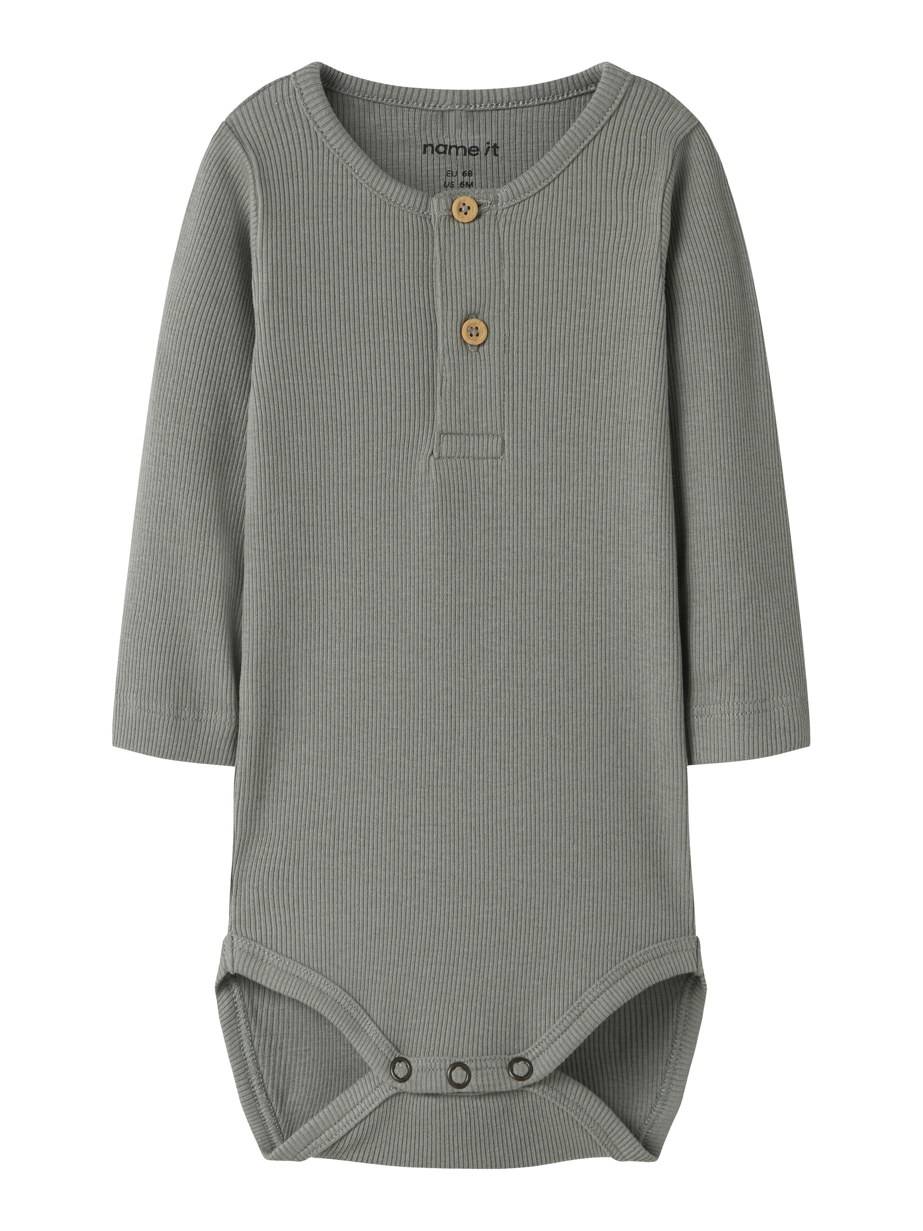 Name It - Nbmkab Ls Body Noos Shadow - Gr. - 68