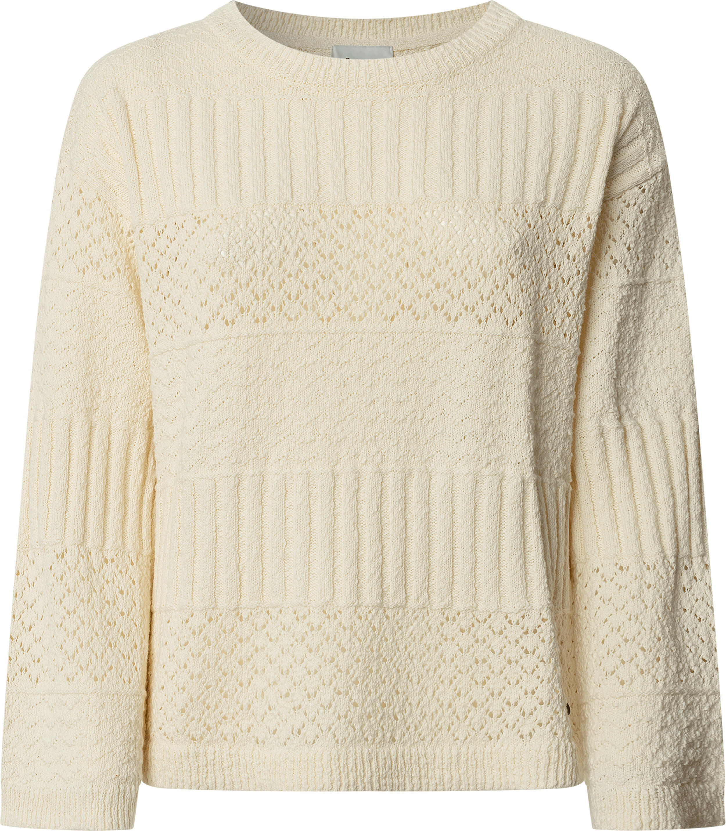 Pepe Jeans Damen Weiß Für Pl7000159 Pullover Alaya In Gebrochenem (S), Lässig, Baumwolle - Bild 3