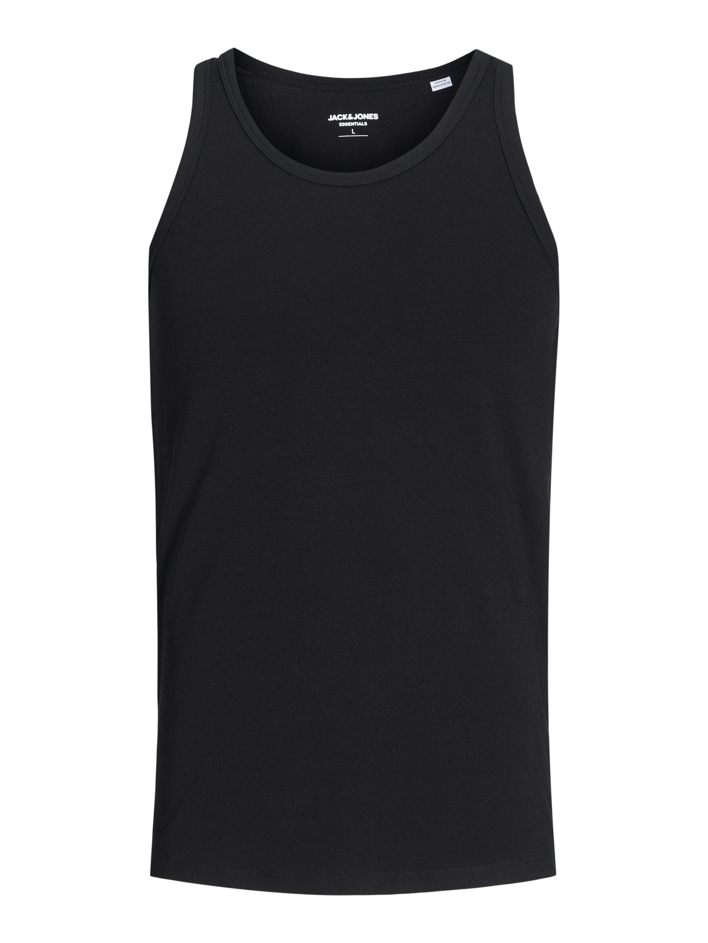 Jack & Jones Schwarz Tanktop Basic - Bild 4