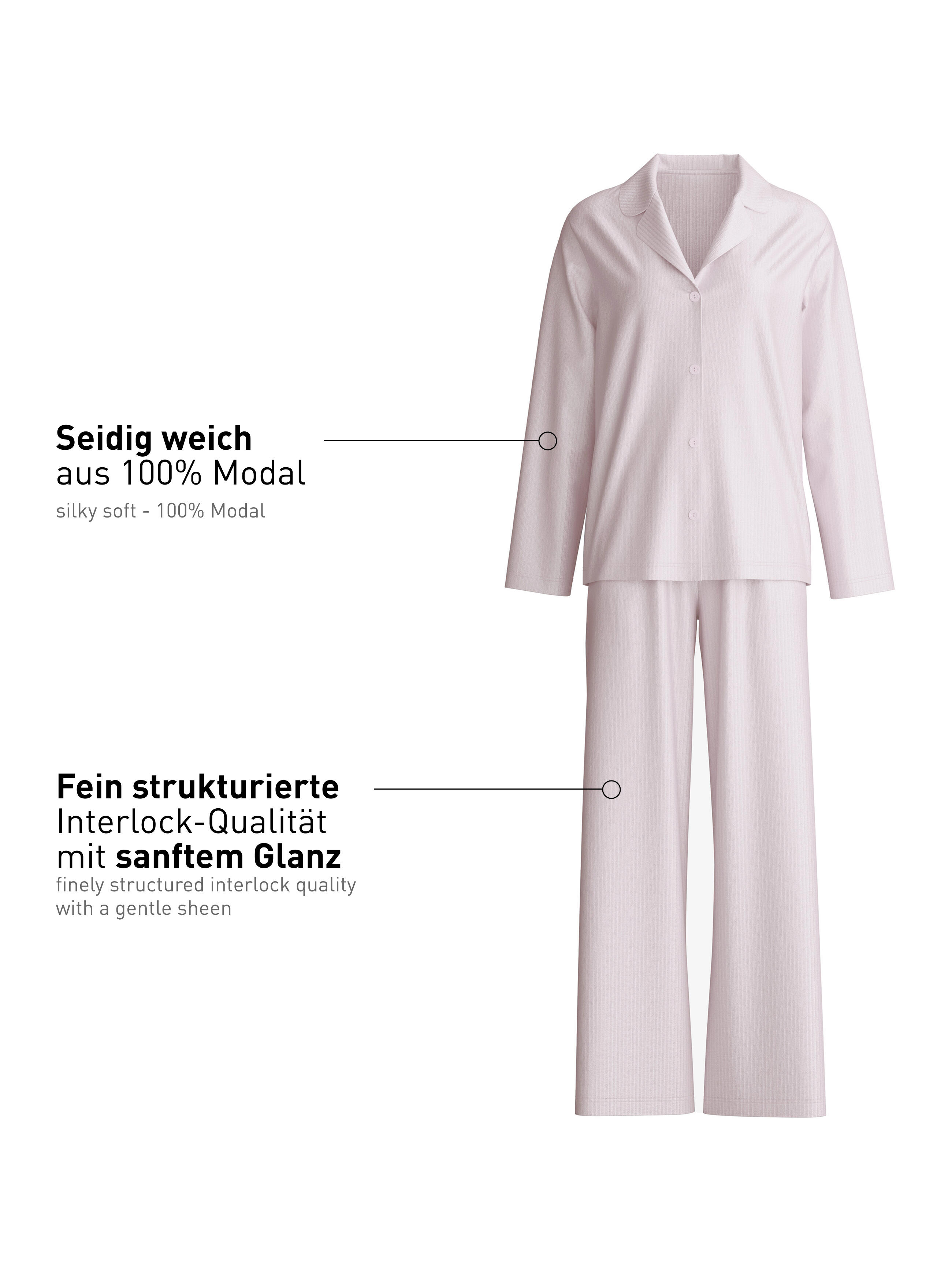 Calida Damen - Pyjama Orchid Rose - Gr. - Xs - Bild 3