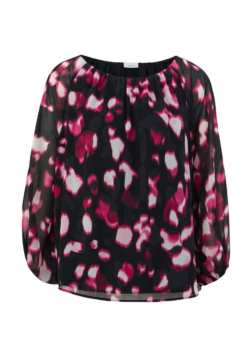 s.Oliver Black Label Semitransparente Chiffon Bluse Deutschland