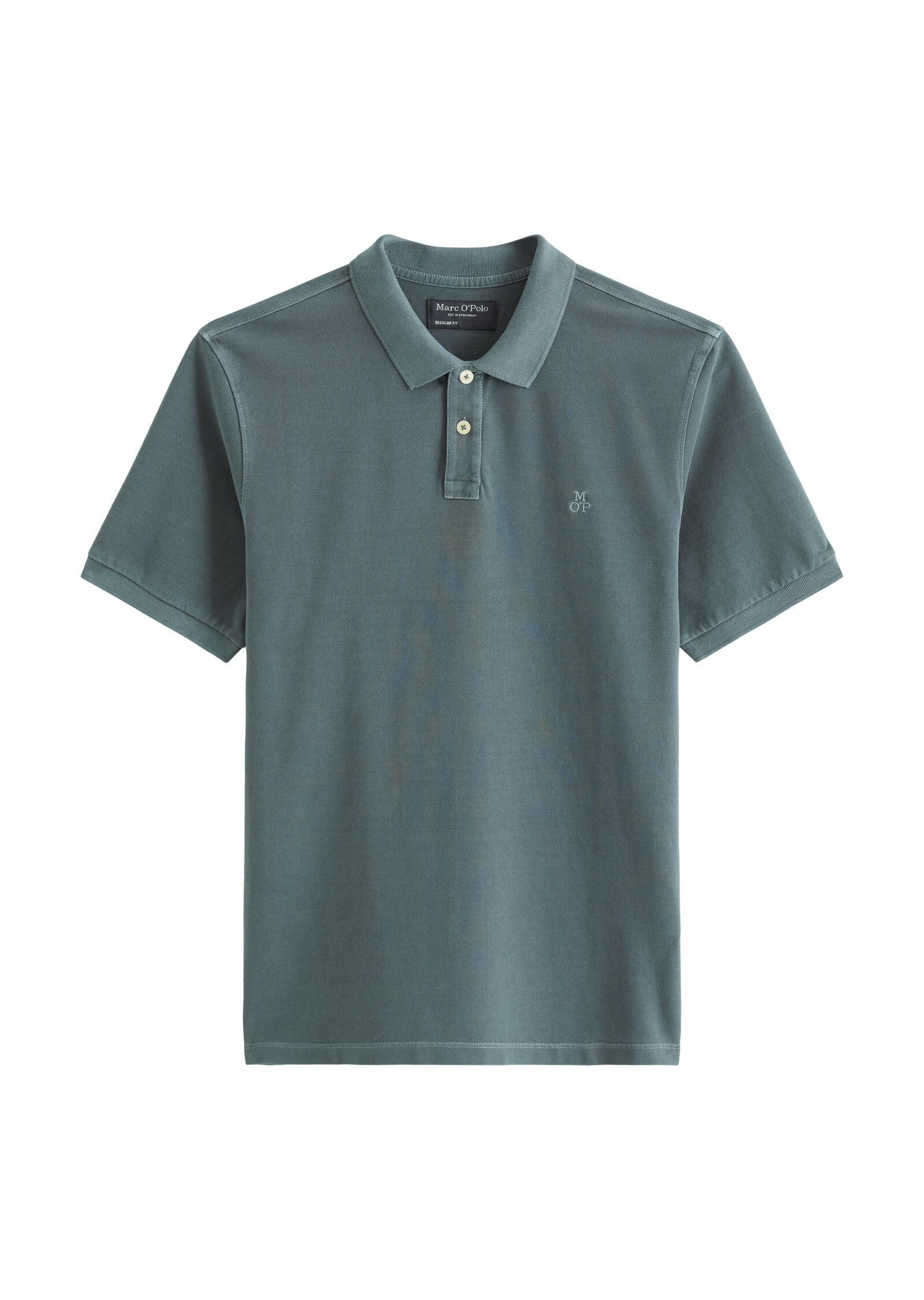 Marc O'polo Casual - Poloshirt Piqué Regular Garment-Dyed Skipping Stone - Gr. - M