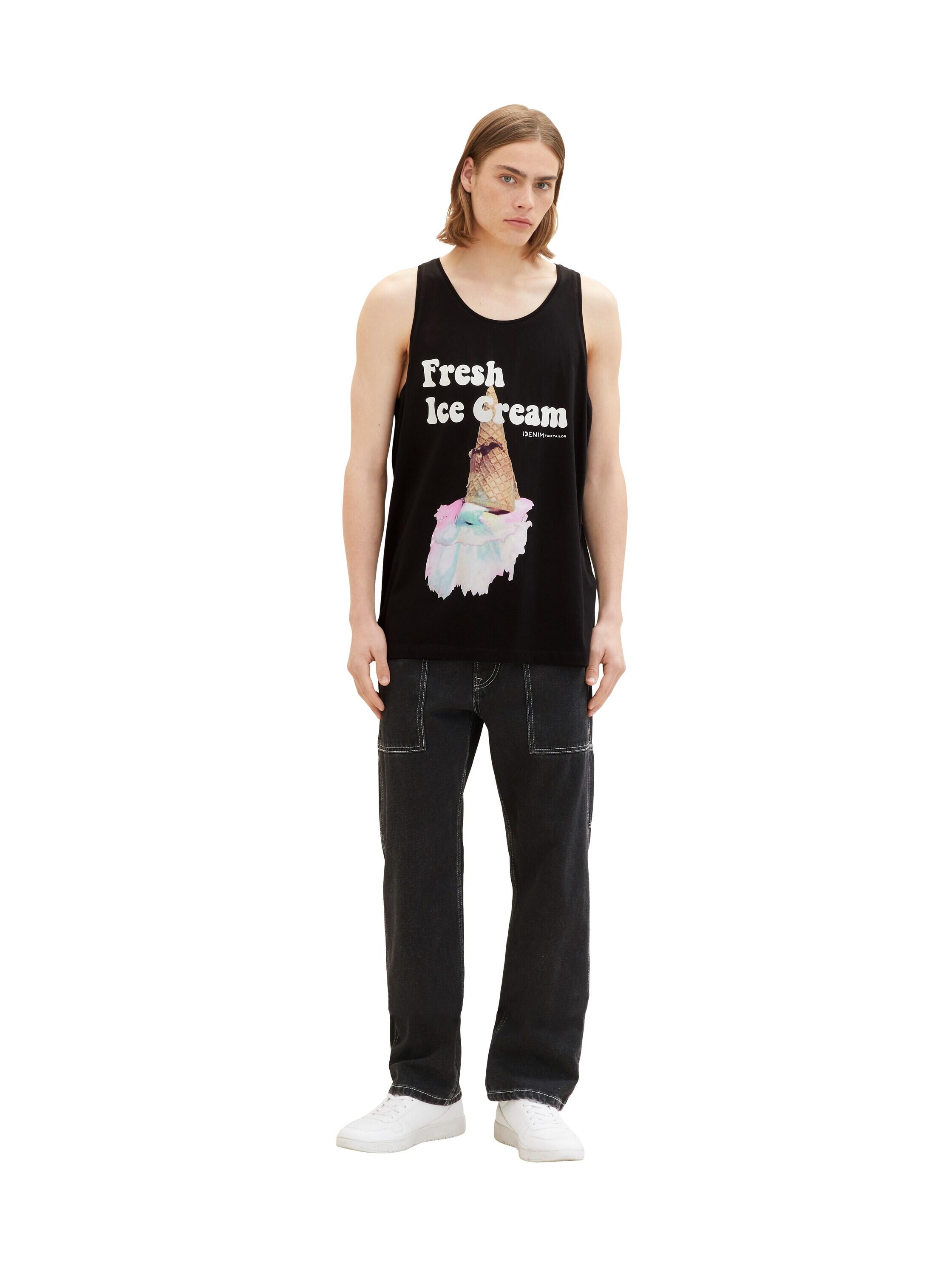 Denim Tom Tailor Tanktop mit Print | Deutschland