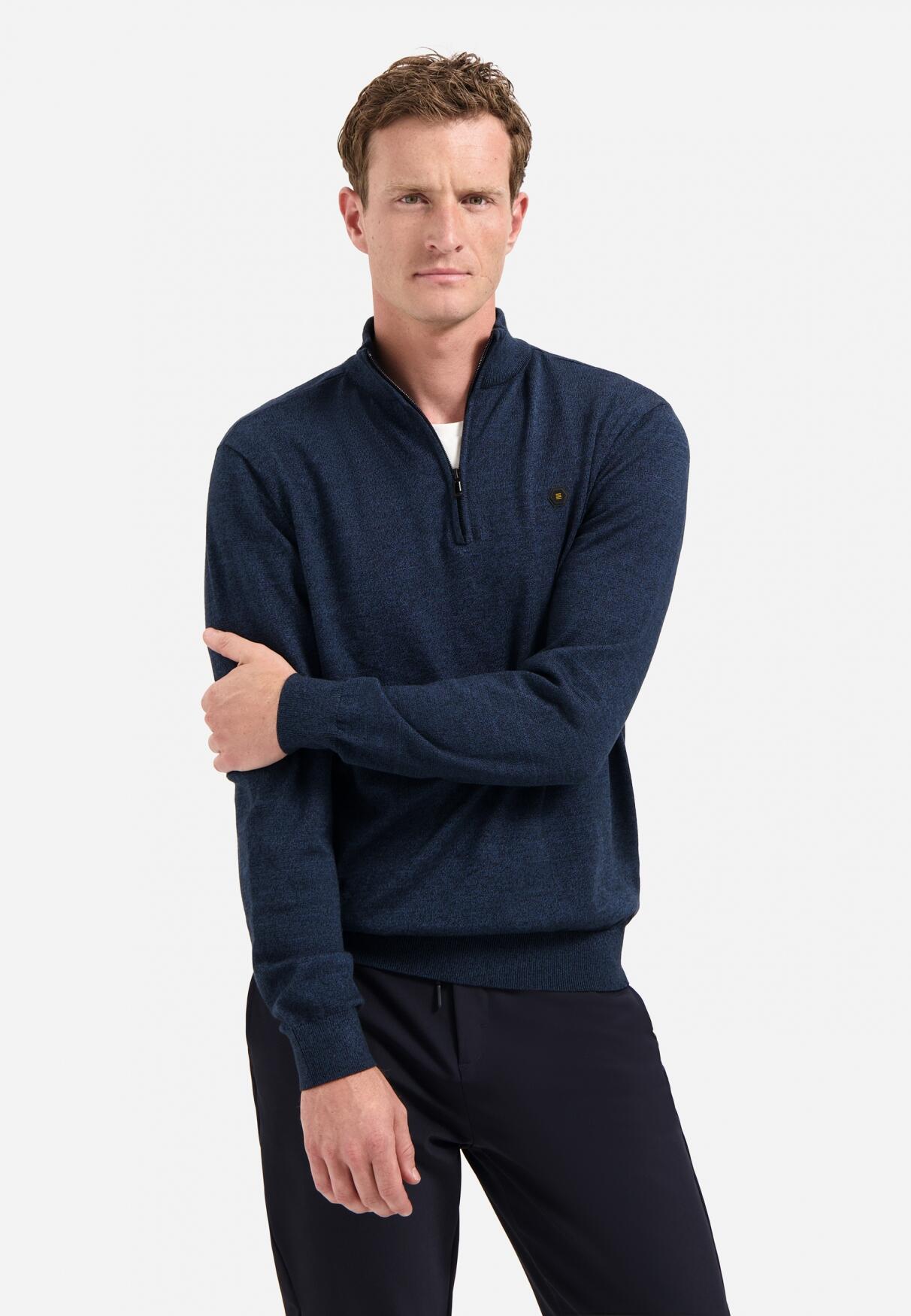 No Excess Pullover Half Zip 2 Coloured Melang - Bild 3