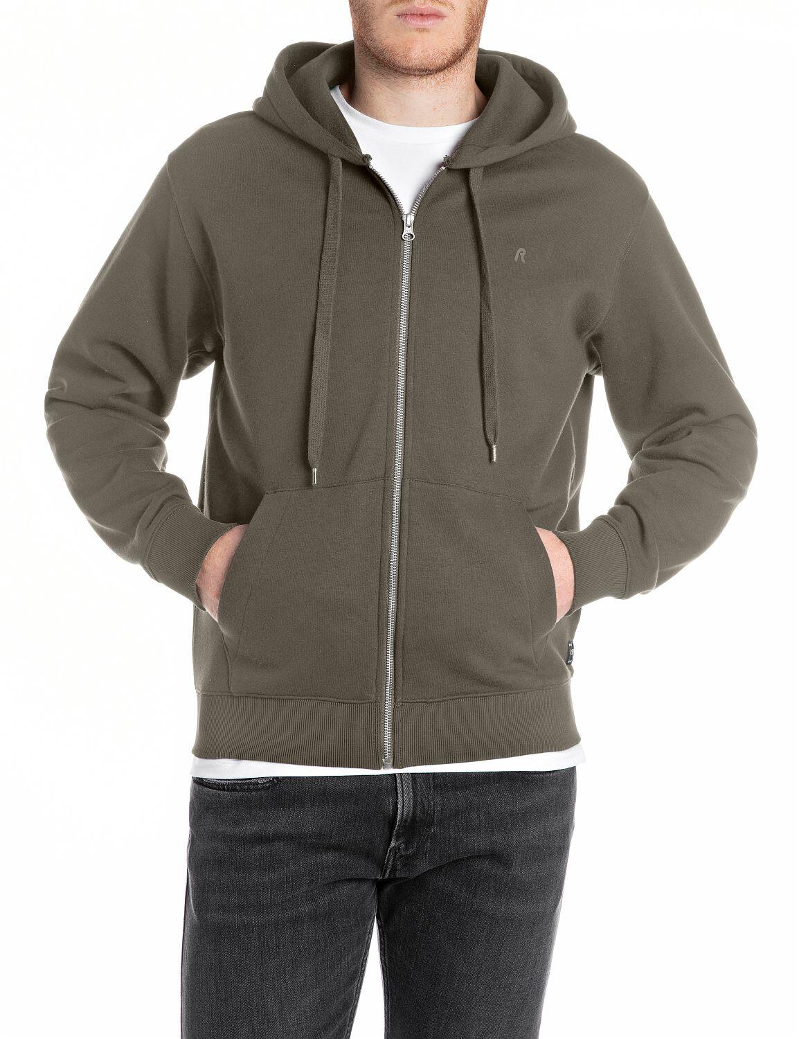 Replay Herren Mud Grün Kapuzensweatjacke erhältlich in Größe M/S/XXL von Baur - Bild 5