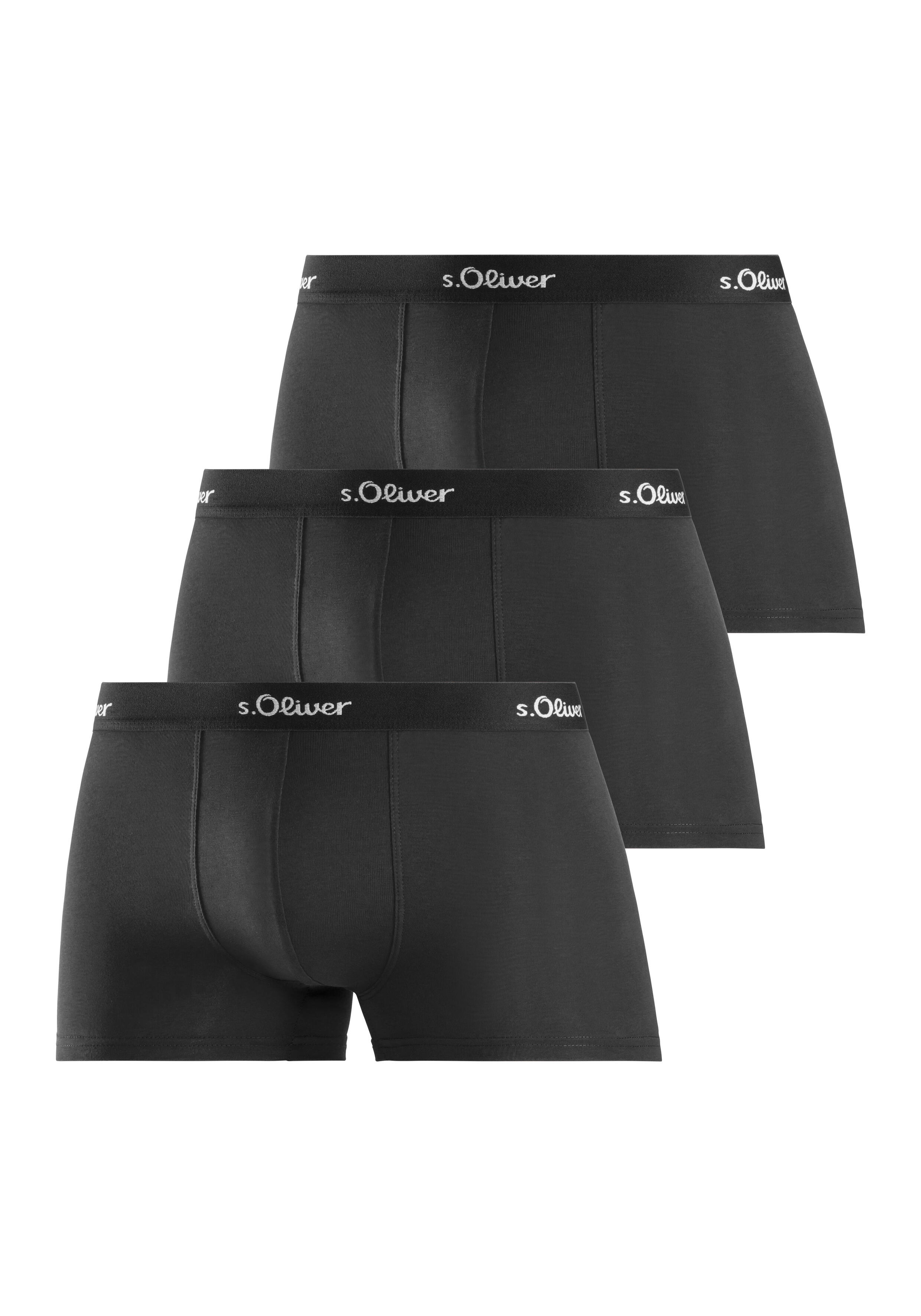 S.oliver Dessous, Wäsche & Bademode Schwarz S.oliver Lm S.o Boxer Basic 3X 3X - Gr. - L