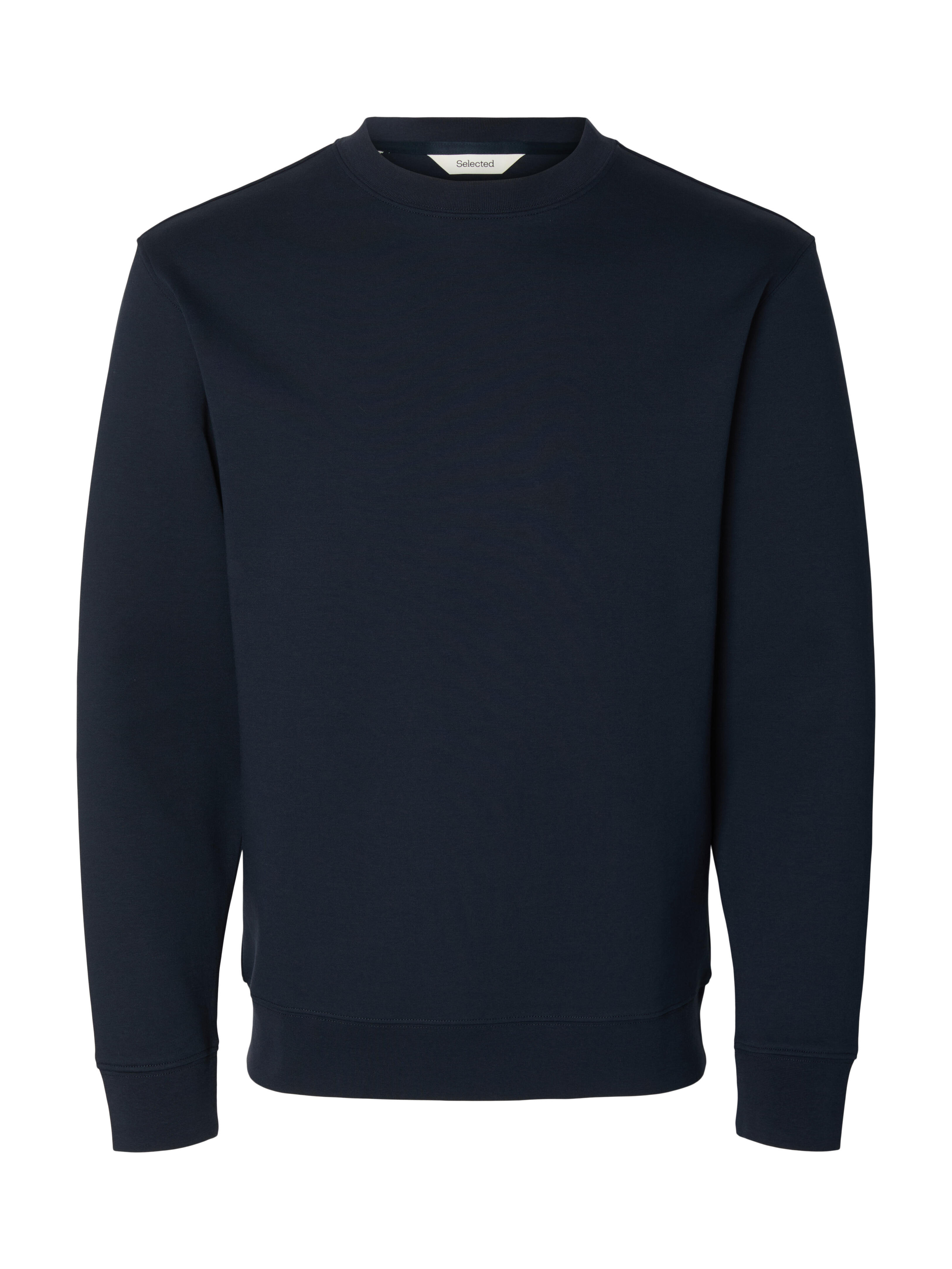 Selected Herren Sky Captain Sweatshirt "Slmtom Soft Crew Neck Sweat Noos" Baumwollmischung Regular Fit erhältlich in Größe L/M/S/XL/XXL von Baur - Bild 4