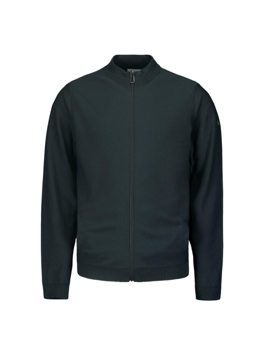 No Excess-Strickjacke Navy Dunkelblau Blau Größe M - Bild 3