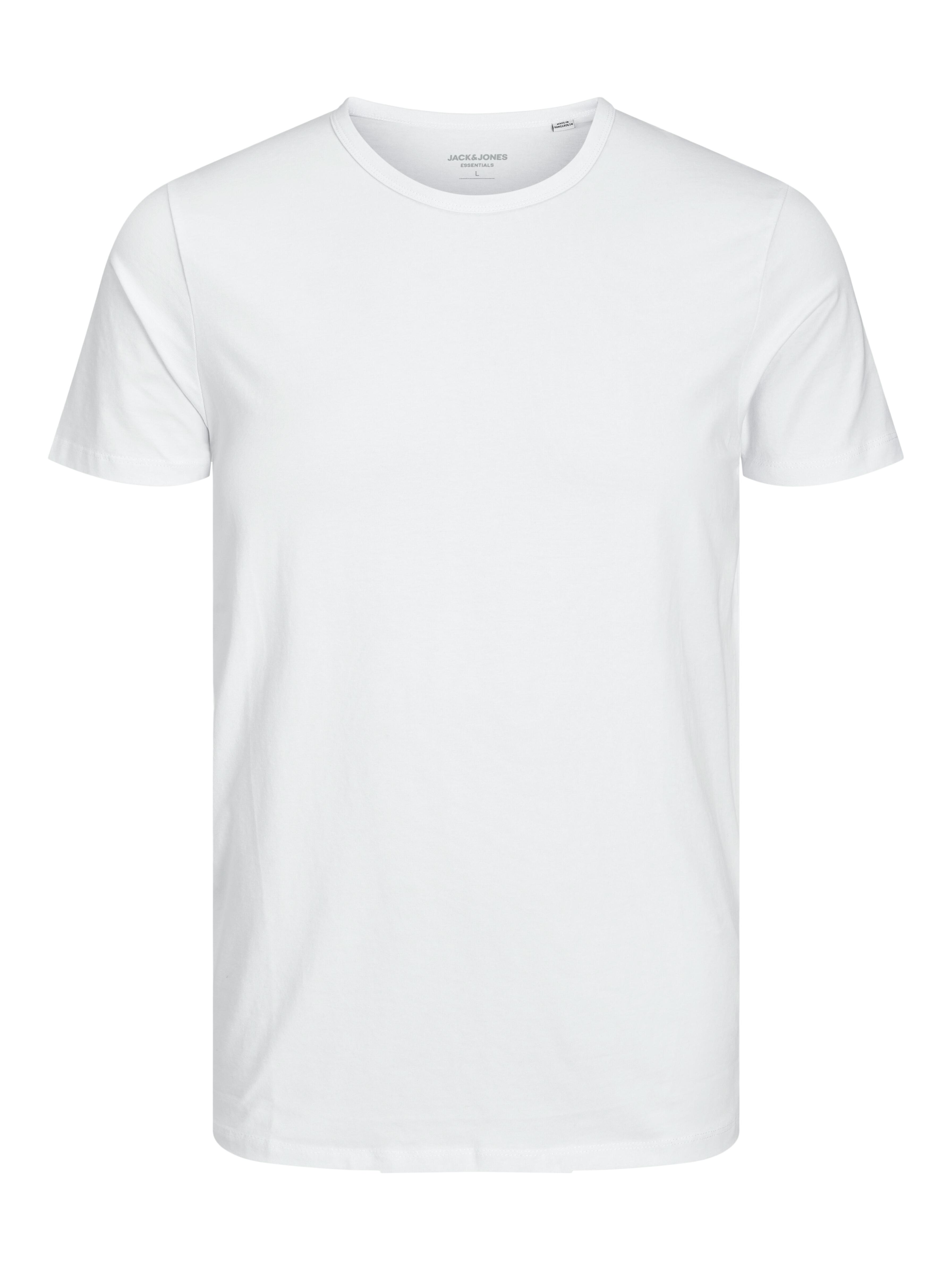 Jack & Jones Herren Weiß – Kurzärmliges, Schmal Geschnittenes T-Shirt In - Bild 4