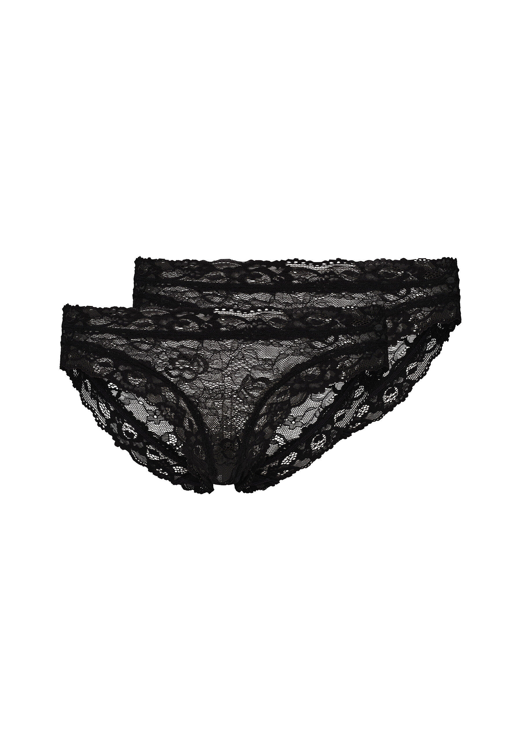 Skiny Damen - Rio Slip Doppelpack Advantage Lace Black - Gr. - 42