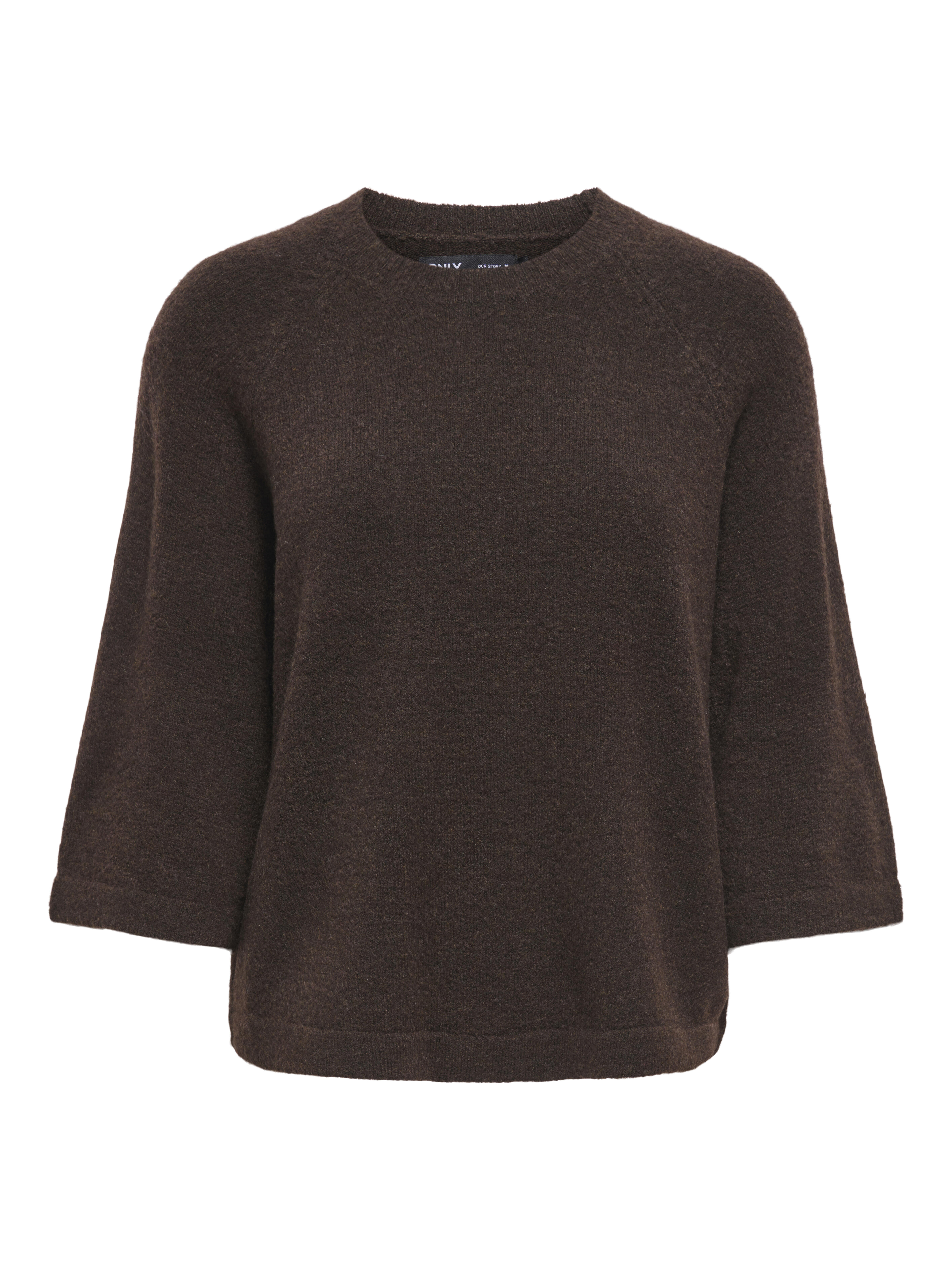 Only - Onlsimoni 3/4 Pullover Knt Noos Coffee Bean - Gr. - Xl