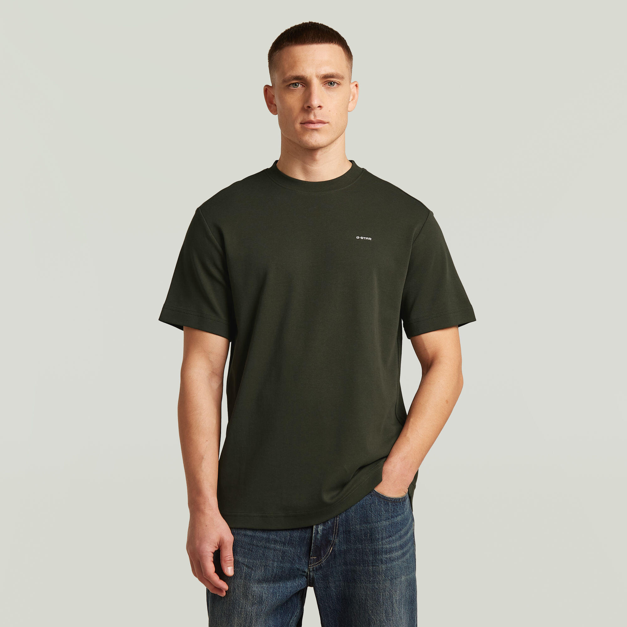G-Star, Herren, Shirts, True Regular, Grau, (S) - Bild 3