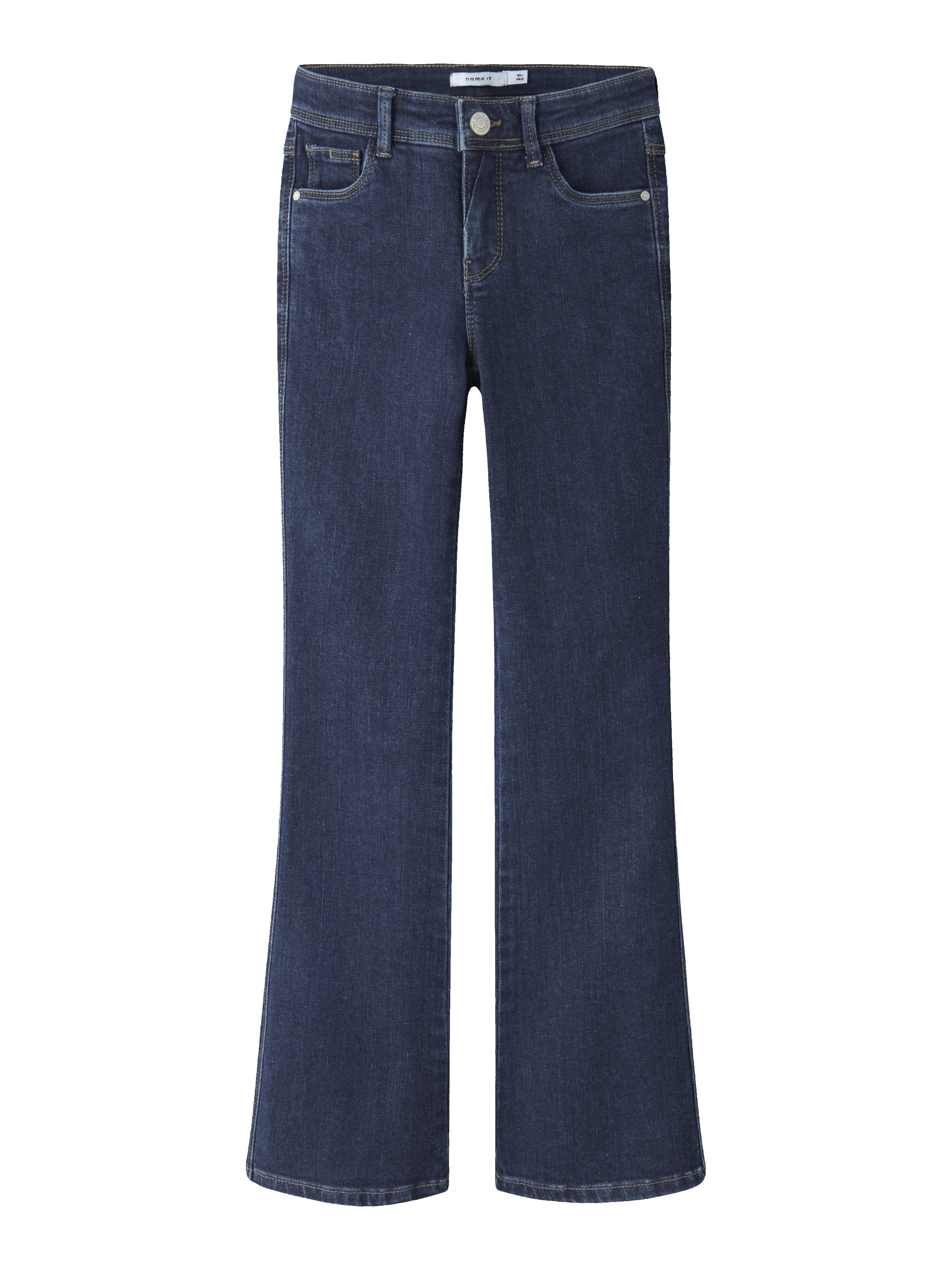 Name It - Nkfpolly Skinny Boot Jeans 1142-Au Noos Denim Blue - Gr. - 116 - Bild 2
