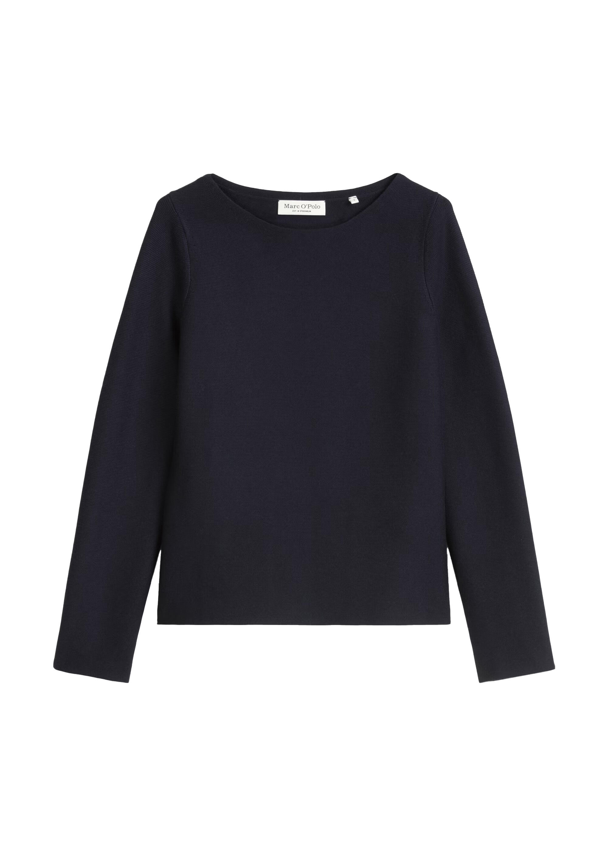 Marc O'polo Casual Blau - Pullover Slim Aus Bio-Baumwolle - Gr. - S