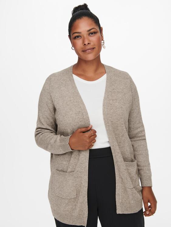ONLY CARMAKOMA CARESLY L/S OPEN CARDIGAN KNT NOOS | Deutschland