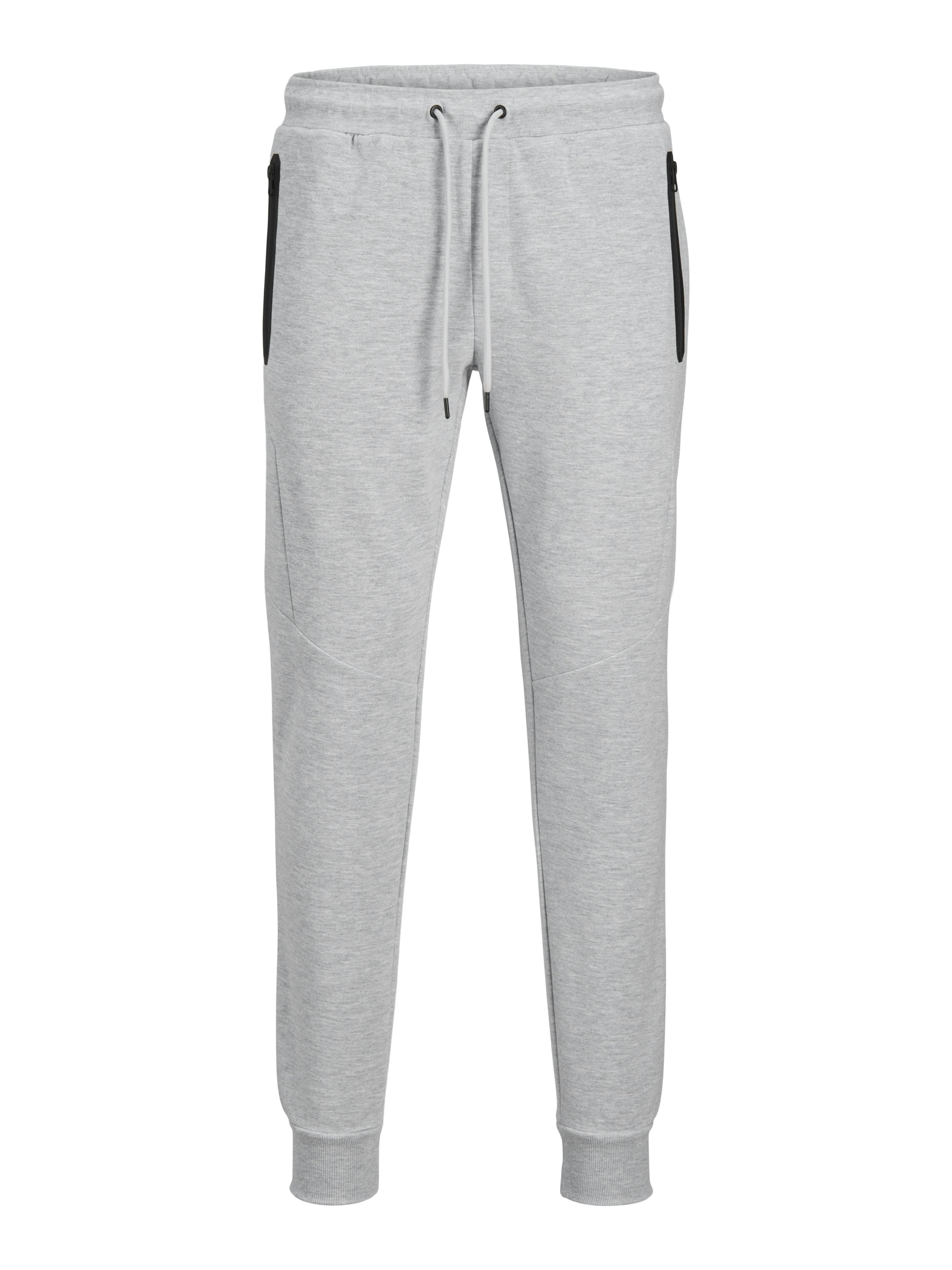 Jack&Jones - Jpstwill Fusion Sweat Pants Noos Light Grey Melange - Gr. - M - Bild 3