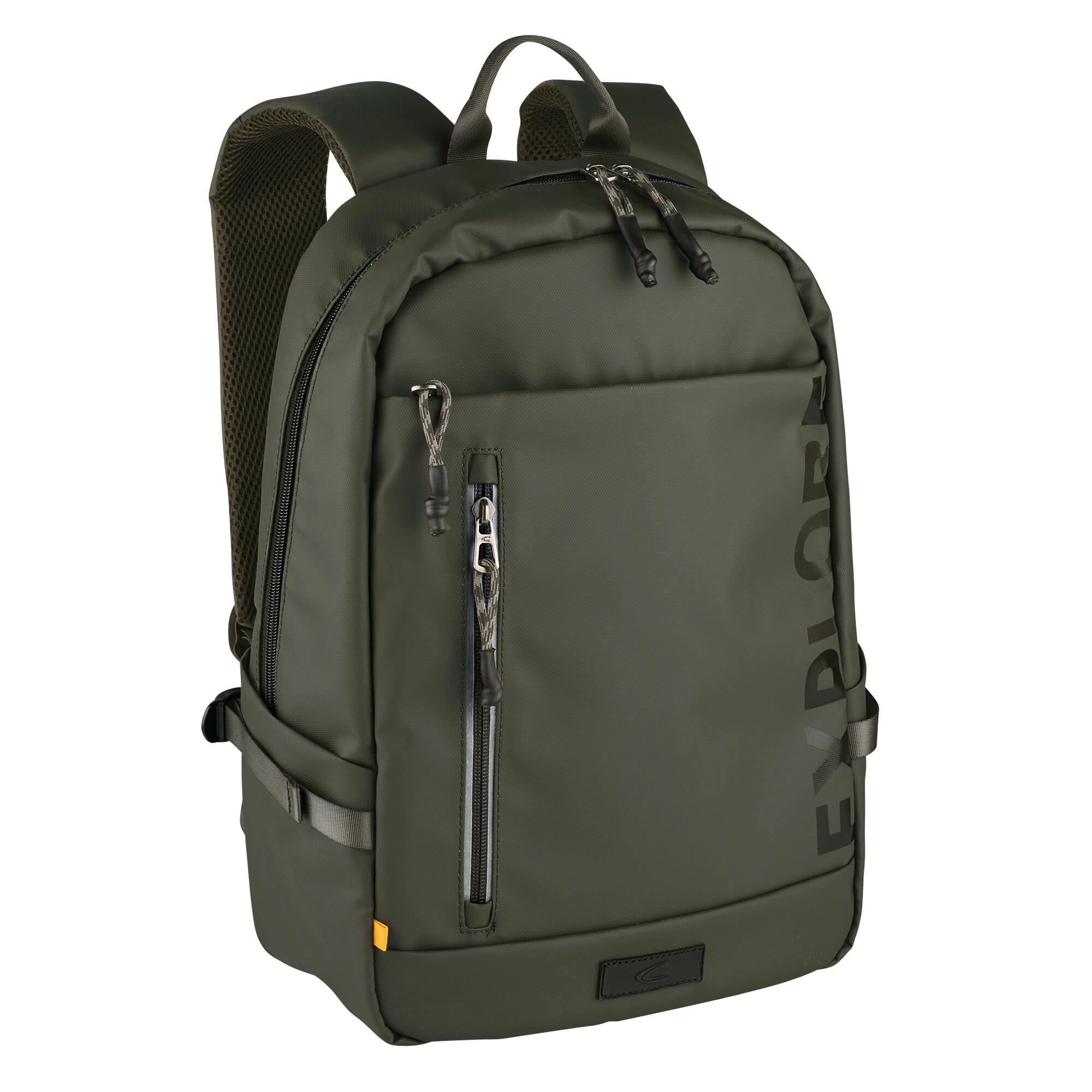 Camel Active Rucksack Reißverschluss Laptopfach Für Herren Grün in Größe 99 - Bild 5