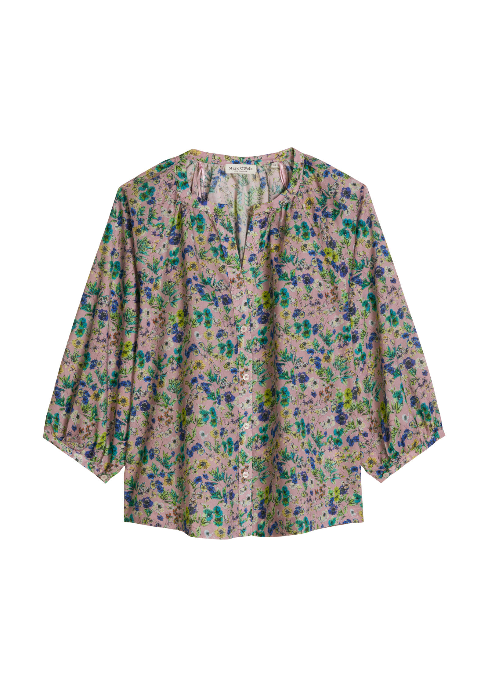 Marc O'polo Casual - Print-Bluse Relaxed Light Pink - Gr. - 42