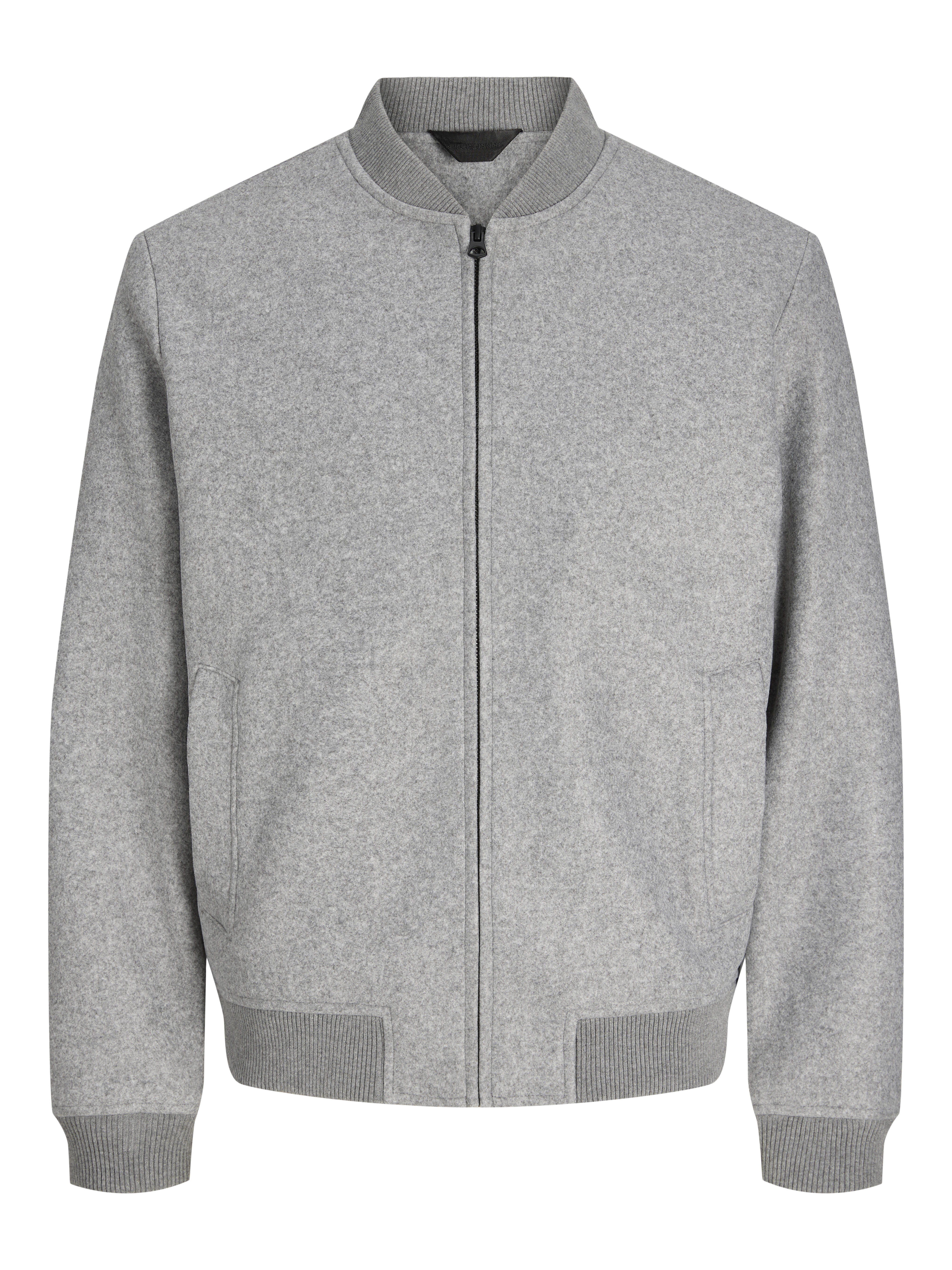 Jack&Jones - Jjejames Bomber Sn Light Grey Melange - Gr. - L