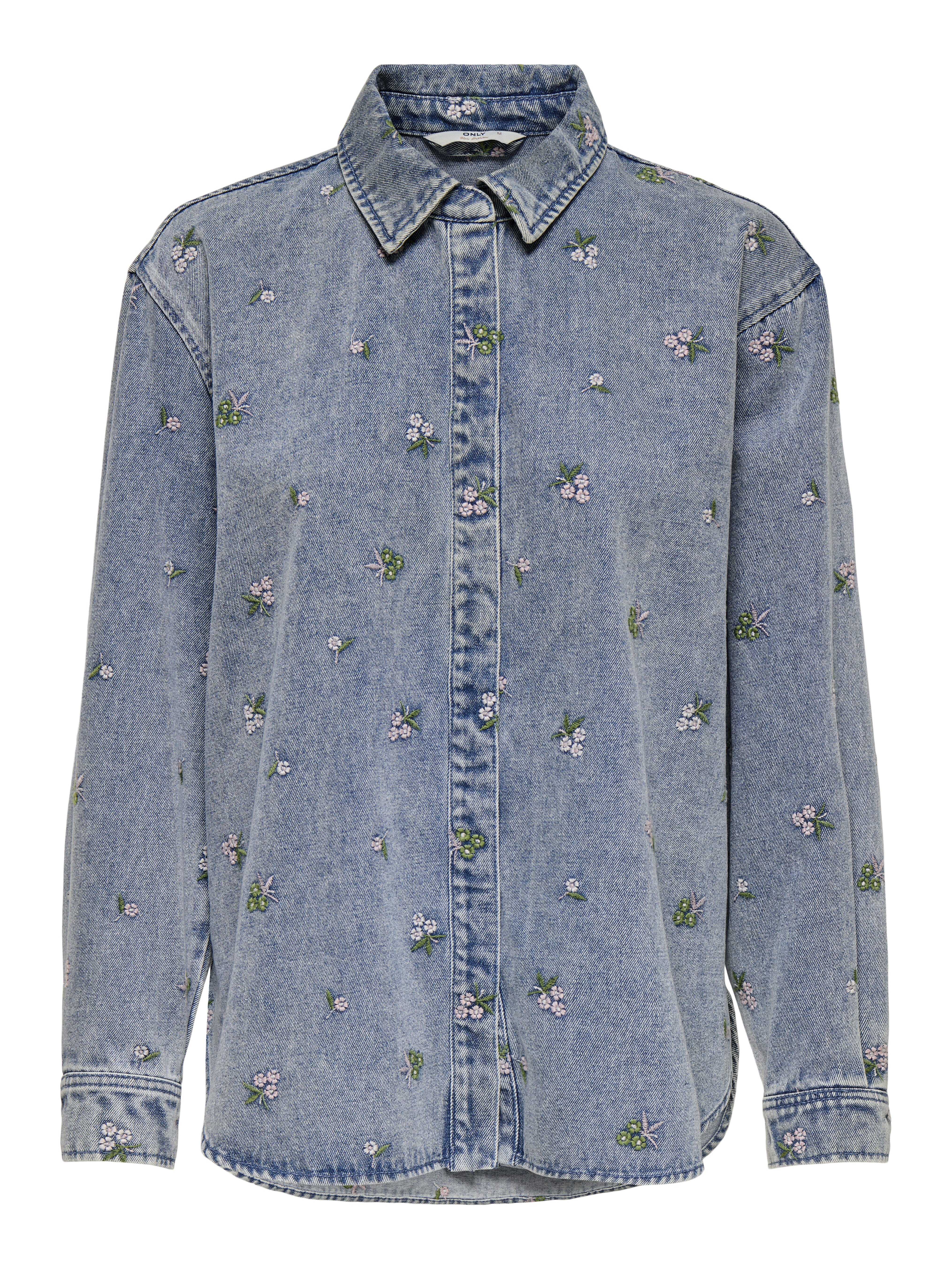 Only Damen Jeansblusen Blau Gr. Mittel - Bild 3