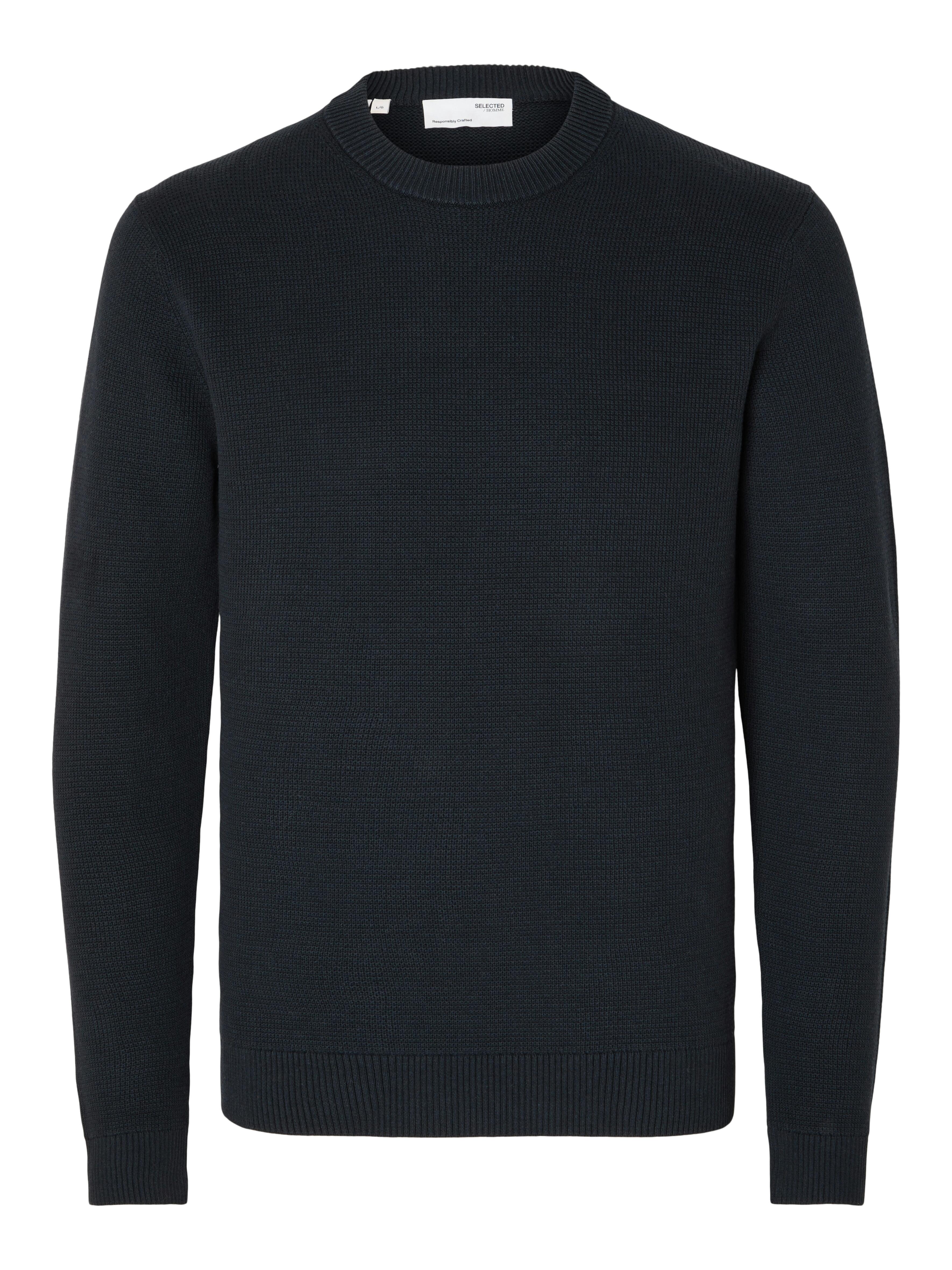 SELETED Homme Herren Slhdane Ls Knit Structure Crew Neck Noos Strickpullover (1er Pack) - Bild 3