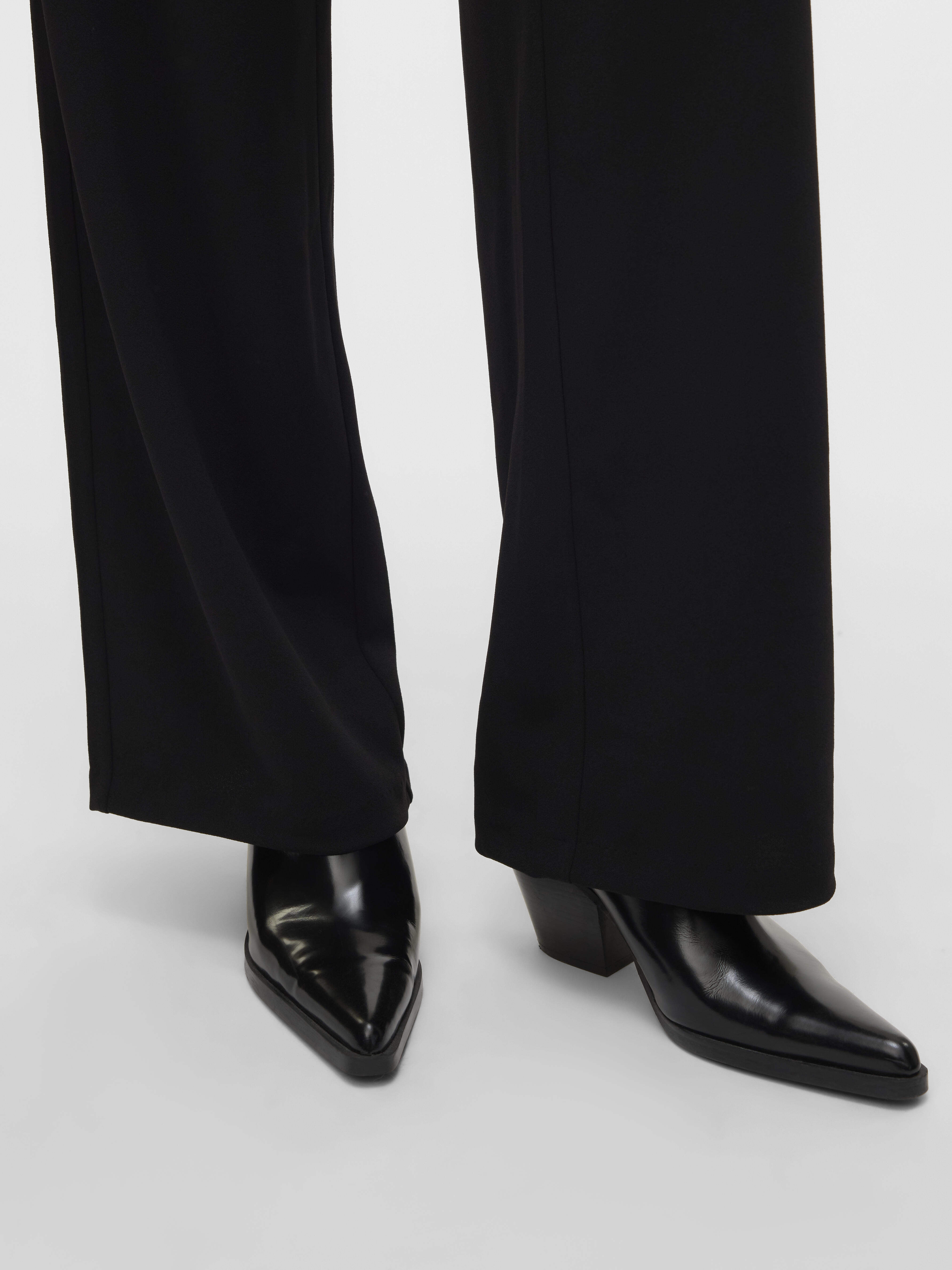 VERO MODA Dames Vmberlin My Mw Wide Print Pant Noos, zwart (obsidiaan), L / 30L