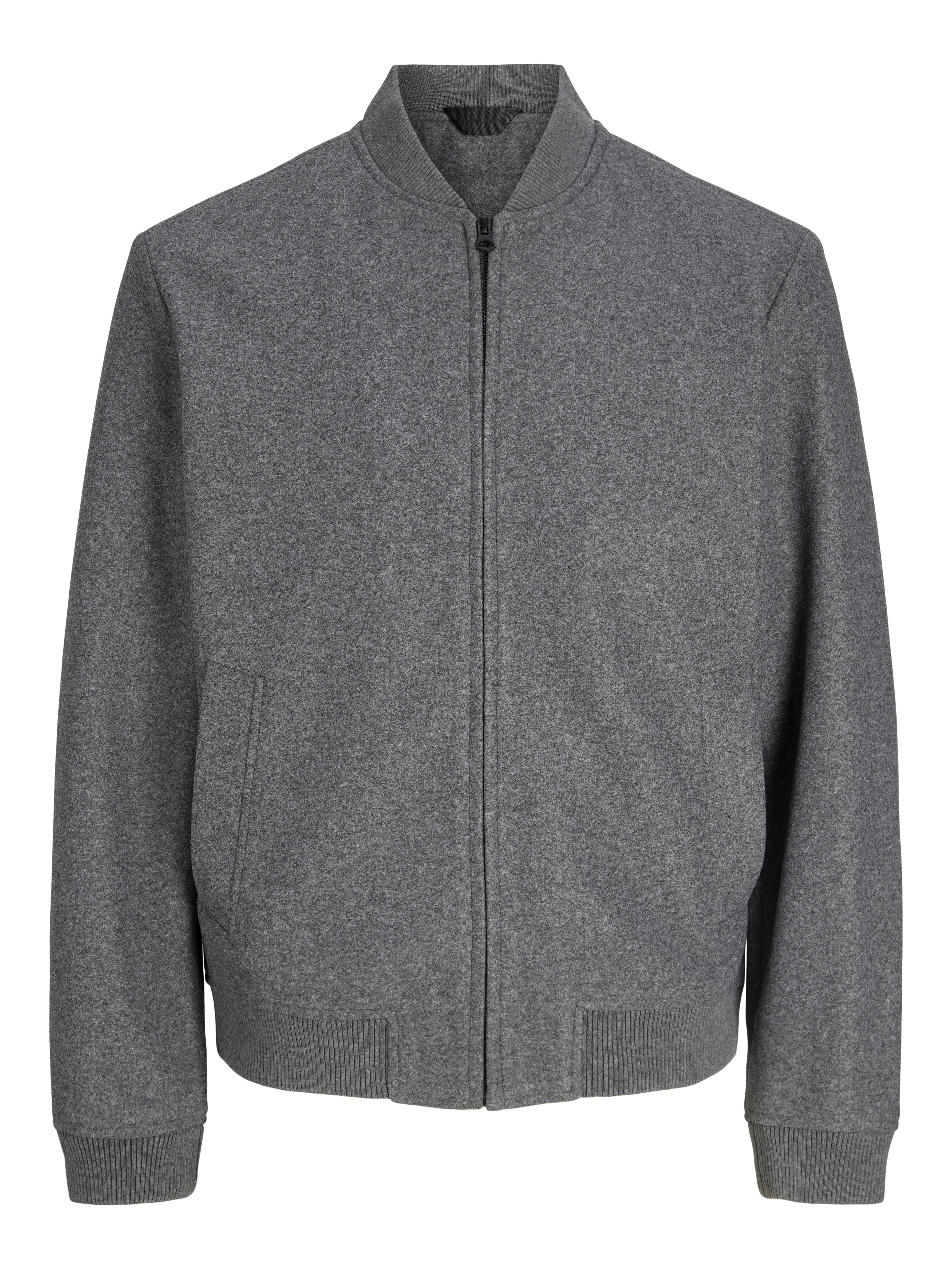 JACK & JONES Herren Bomberjacke in Dunkelgrau, Größe XL, zeitloses Design für den Alltag aus strapazierfähigem Polyester - Bild 4