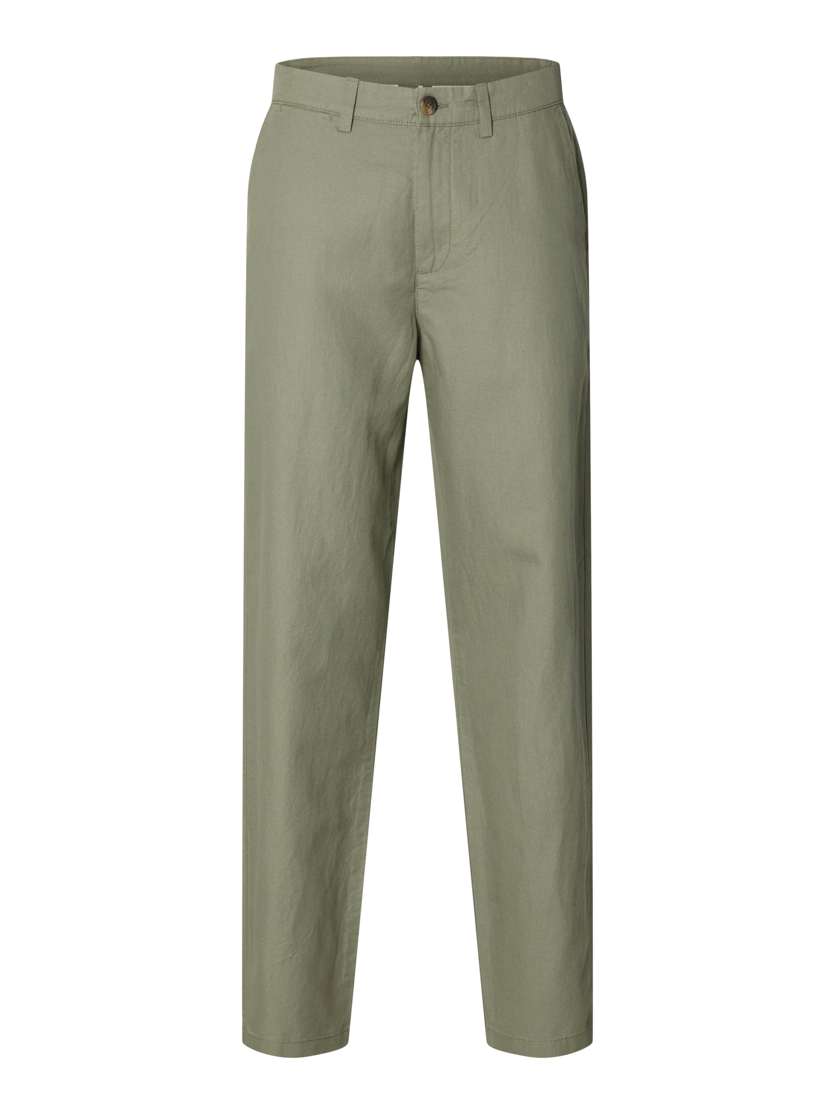 Selected Homme - Herren Leinenhose - Regular Fit - Oliv - Größe 33/34 - Bild 2