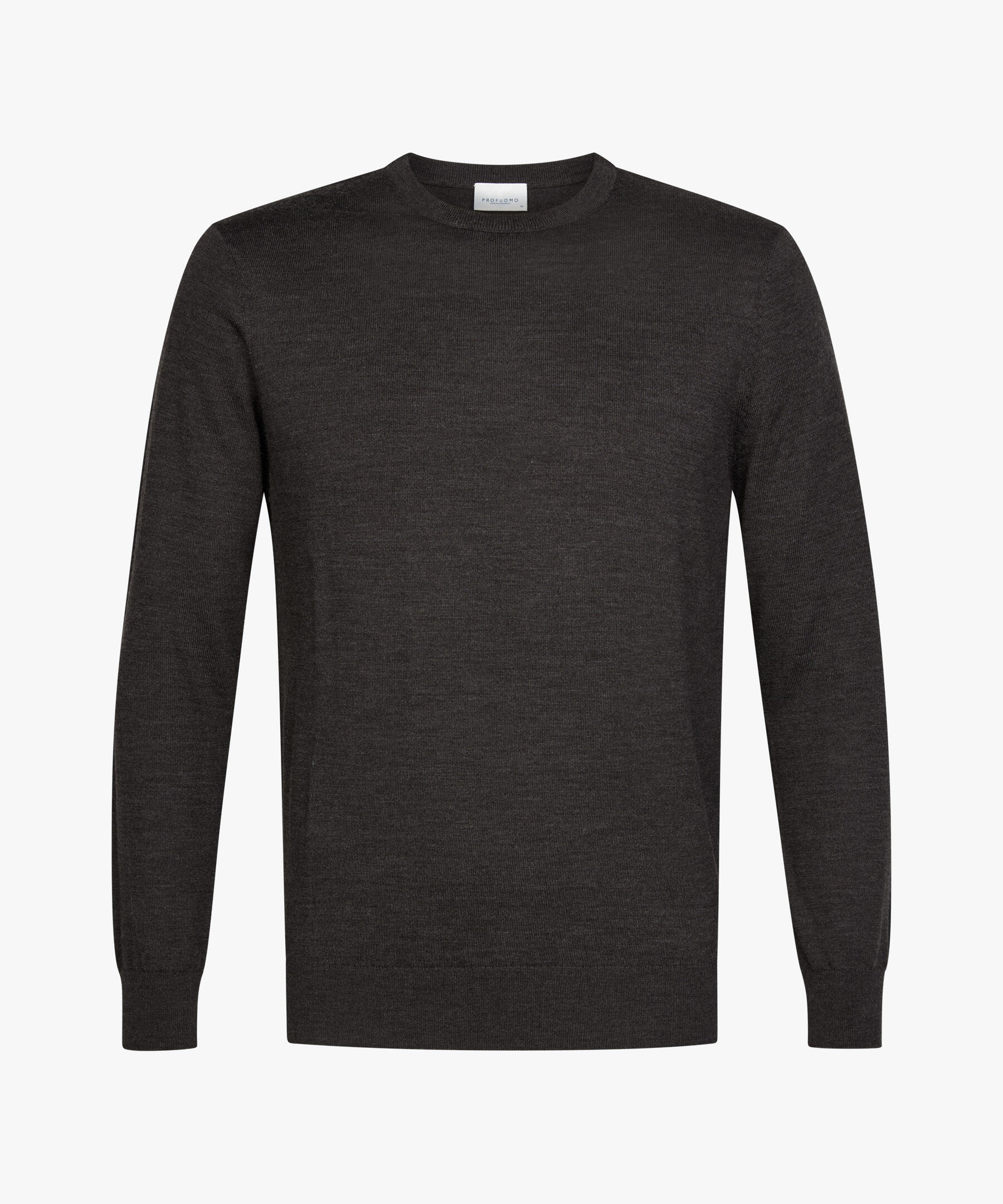 Profuomo - Extrafine Merino Rundhals - Knitwear - Herren - Grau - 2XL - Bild 4