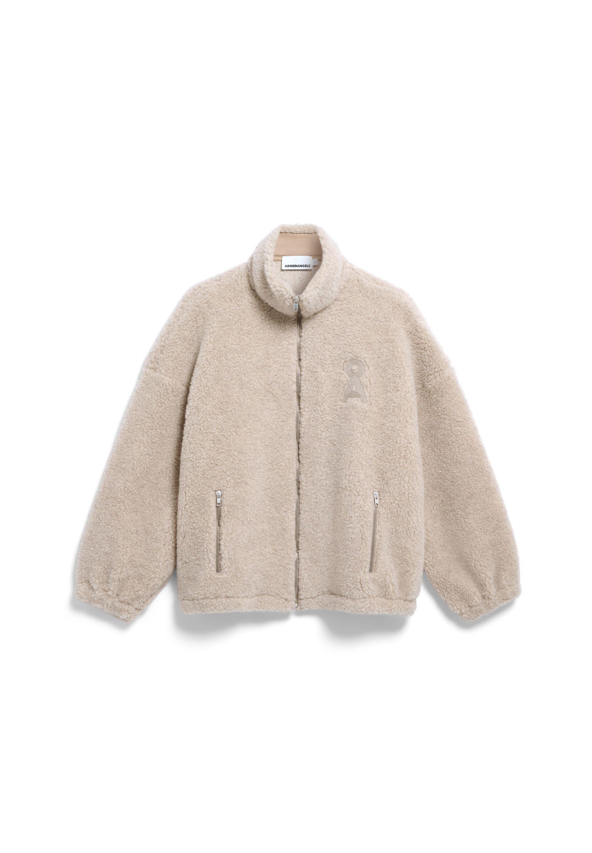 Armedangels - Wool Blend Fleece Jacket Honey Melange - Gr. - M