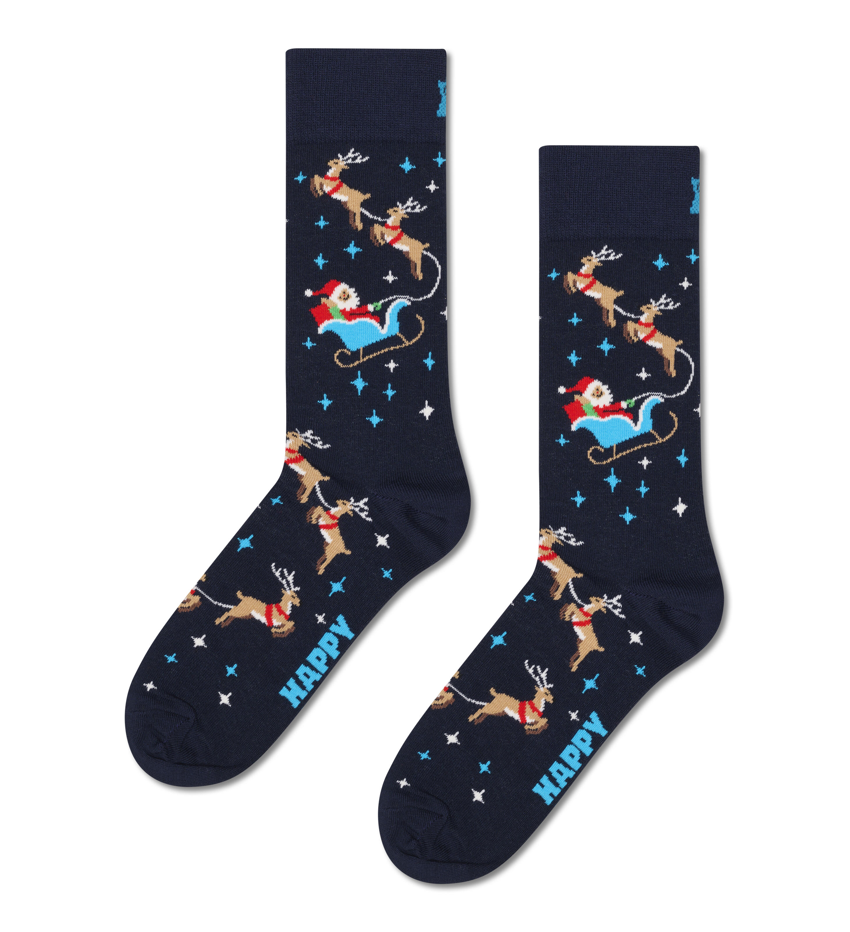 Happy Socks Blau - Sleigh Sock - Gr. - 38