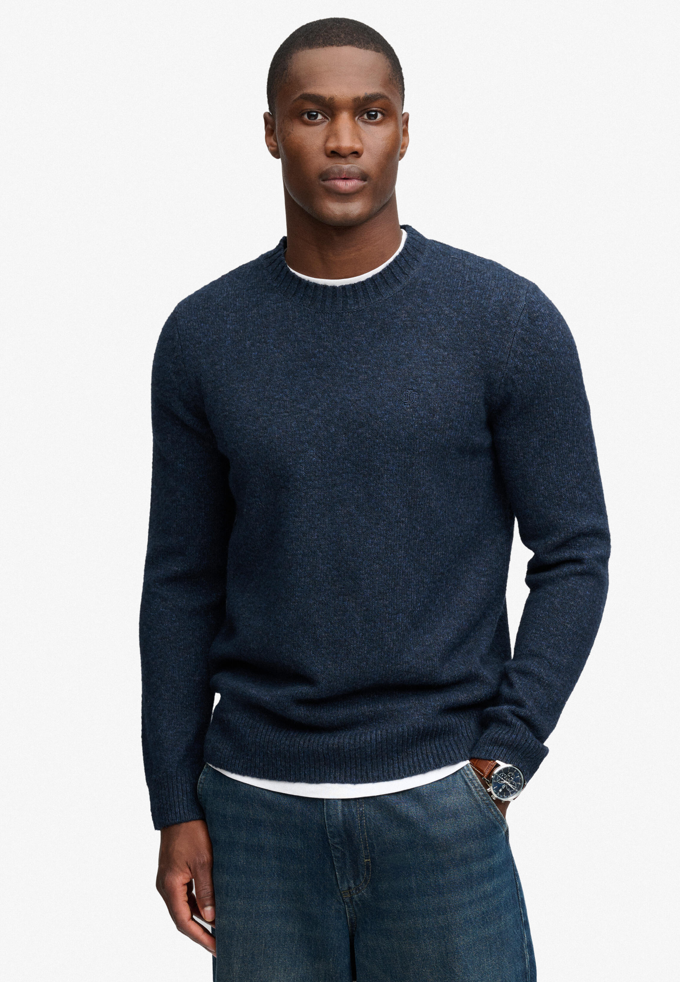 Superdry Bleu Dreifach Gedrehter Pulli - Bild 3