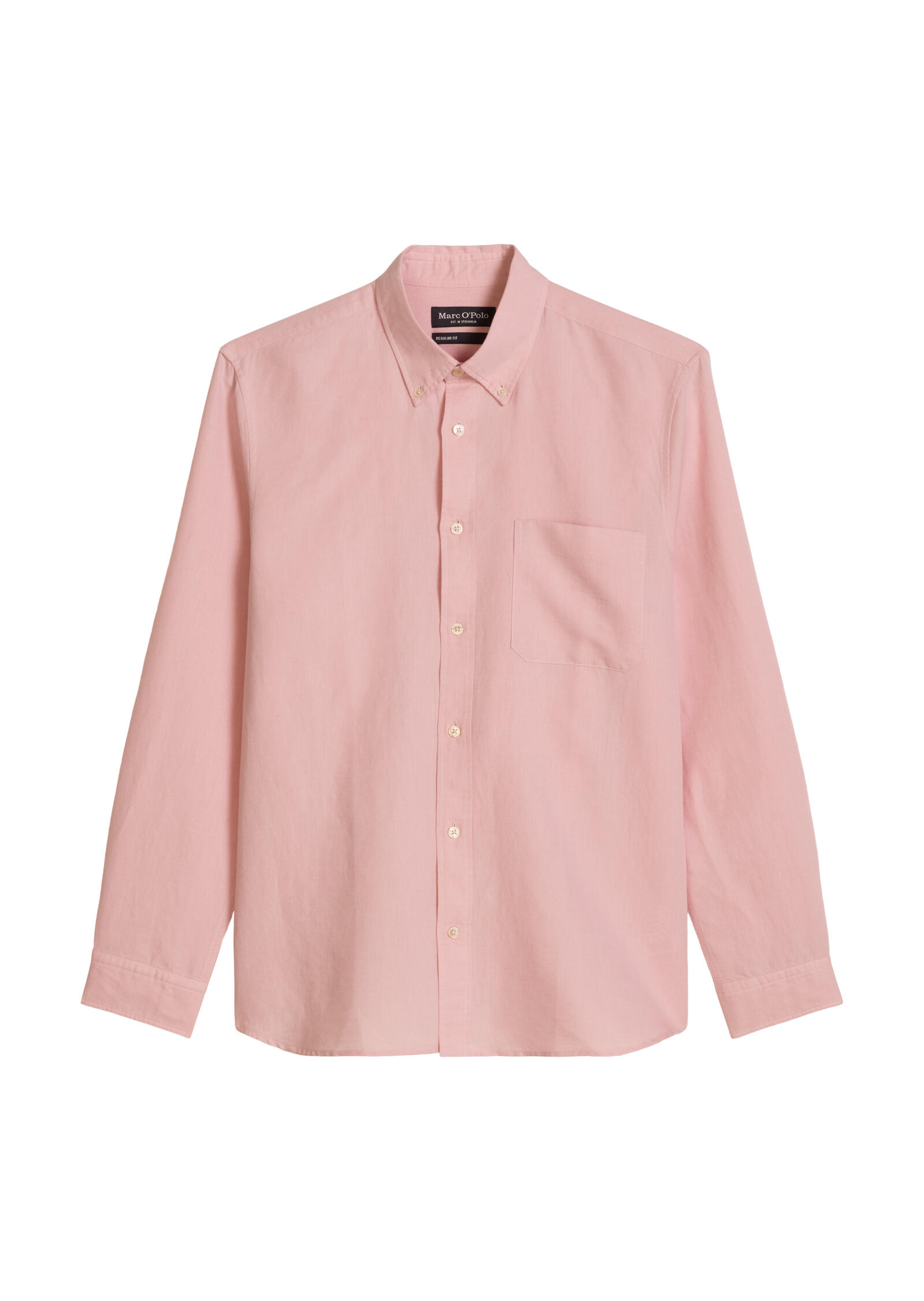 Marc O'polo Herren Rose Mauve Langarmhemd "Aus Leinen Und Bio-Baumwolle" erhältlich in Größe von Baur - Bild 3