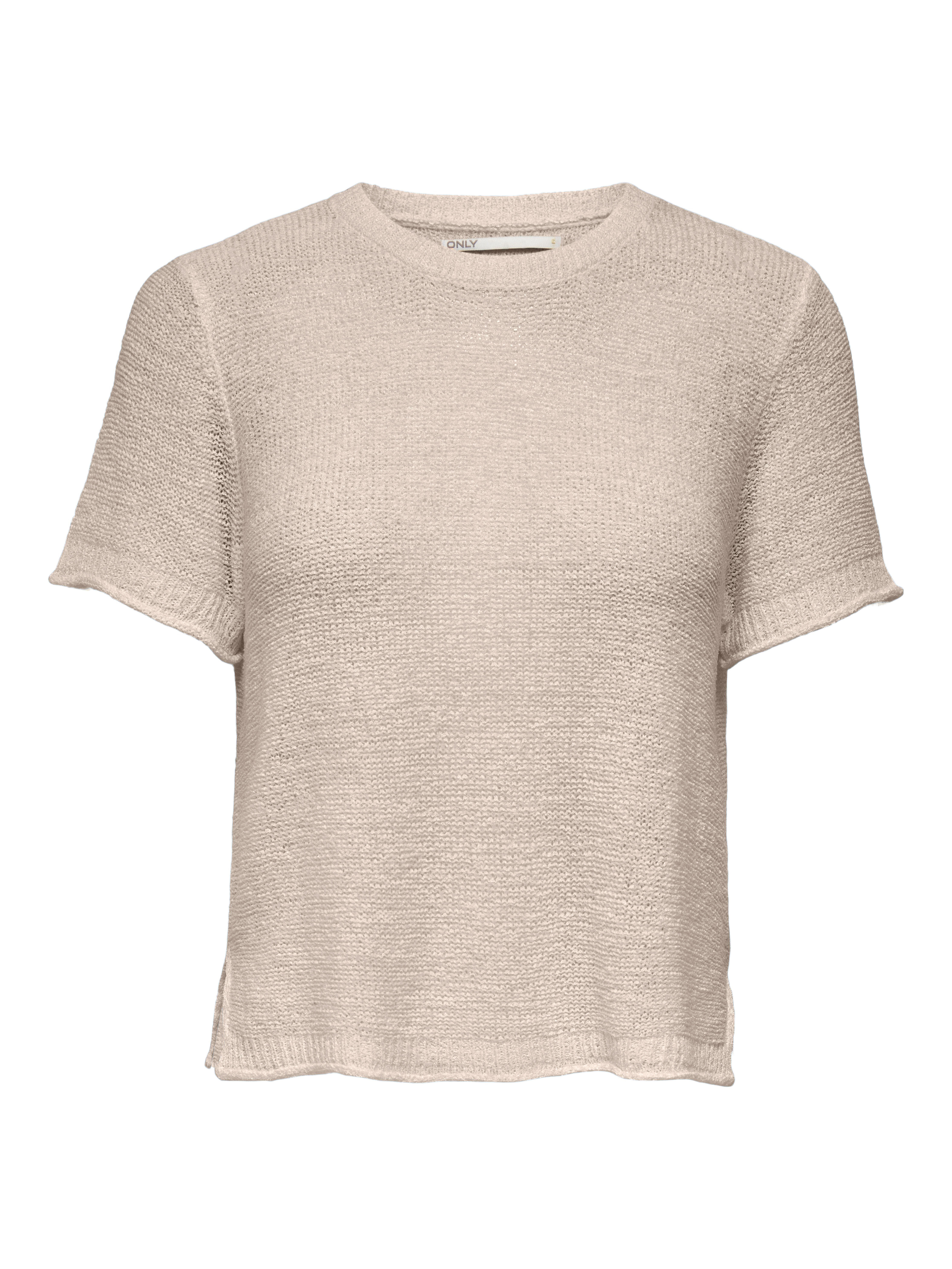 Only - Onlsunny S/S Pullover Knt Noos Pumice Stone - Gr. - M
