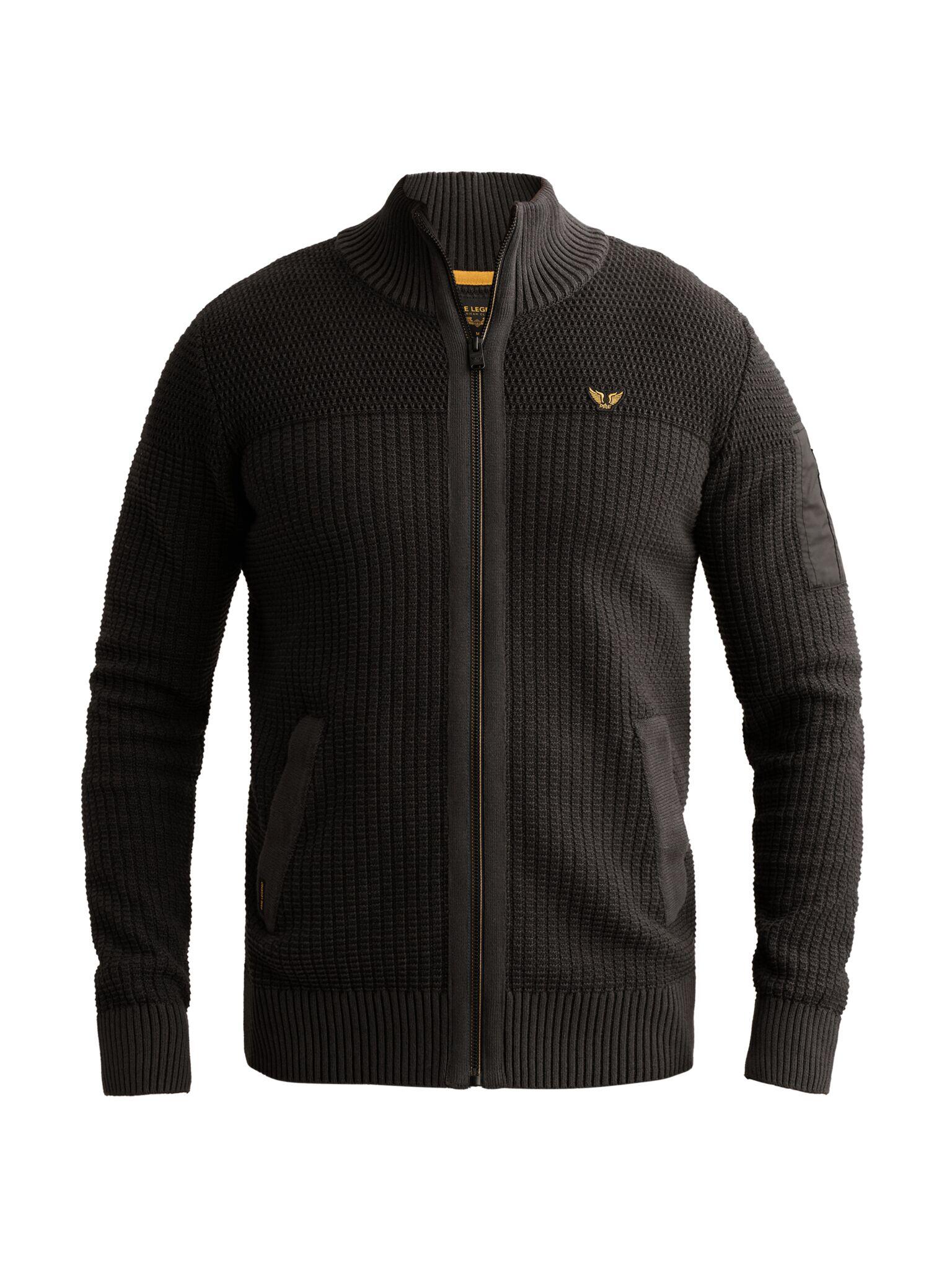 Pme Legend Herren Strickjacken & Cardigans Grau Gr. Mittel - Bild 3
