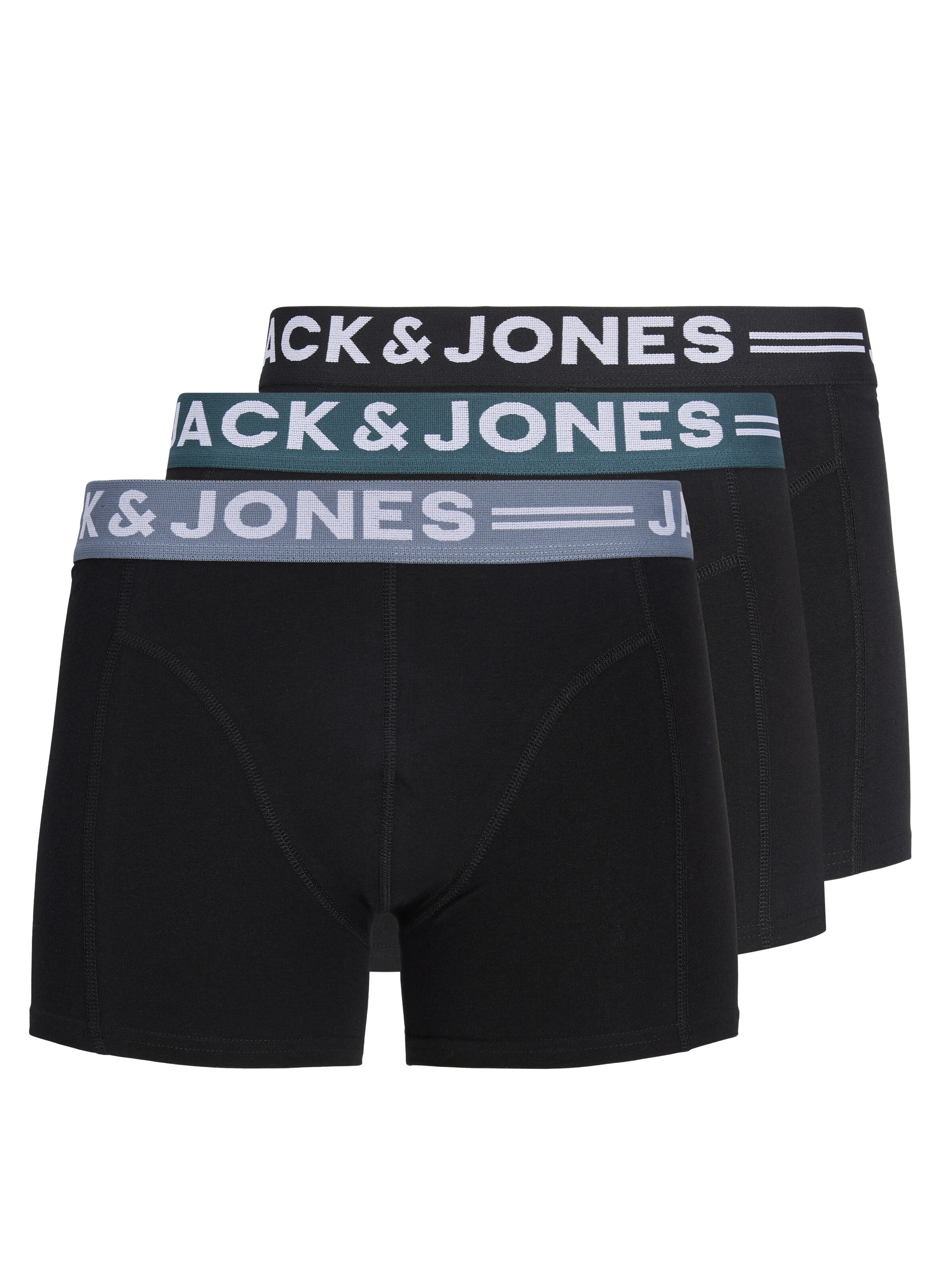 Jack & Jones Herren Noir Boxer Sense Trunks (X3) - Bild 2