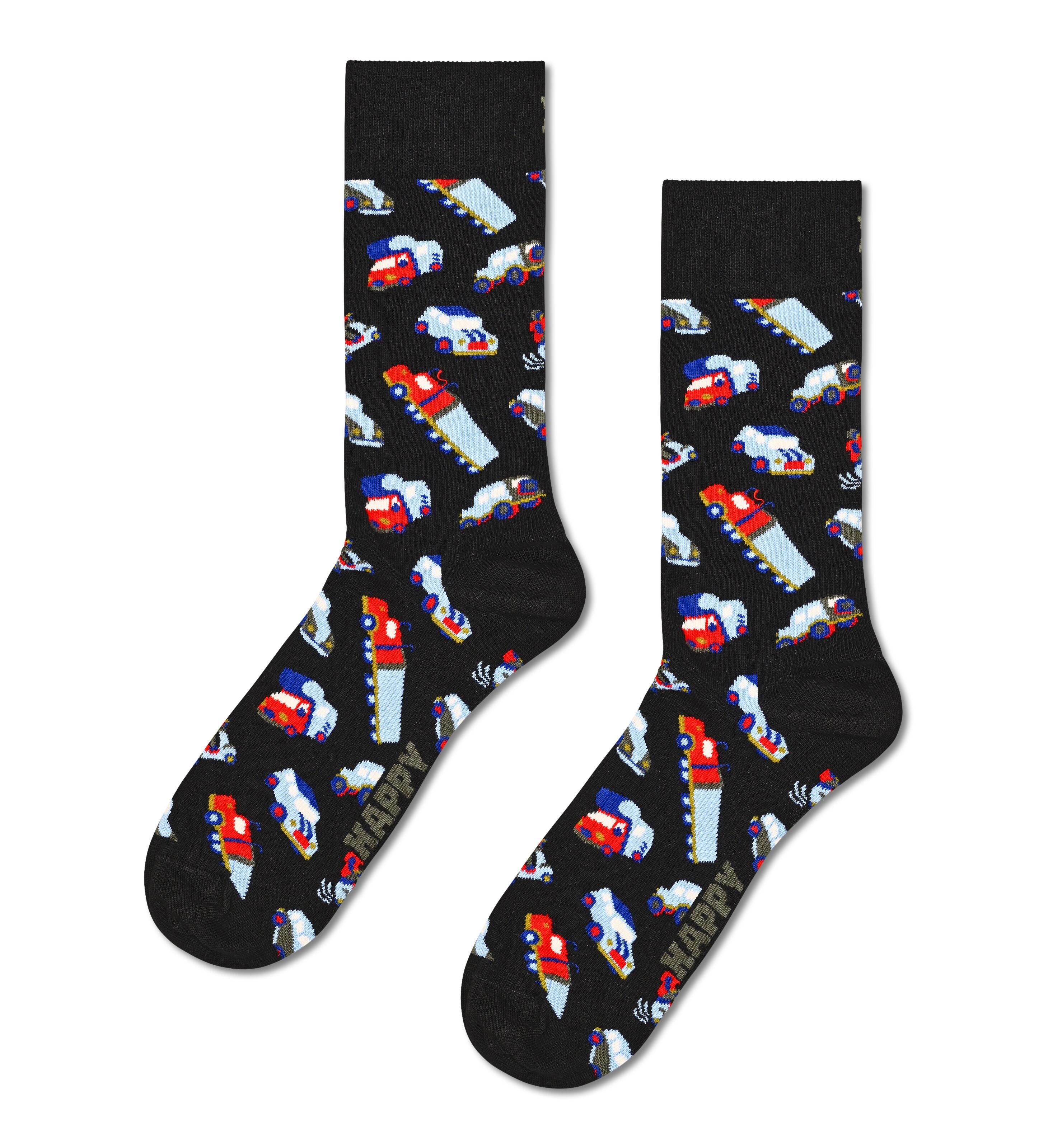 Happy Socks Schwarz - Traffic Jam Sock - Gr. - 43.5