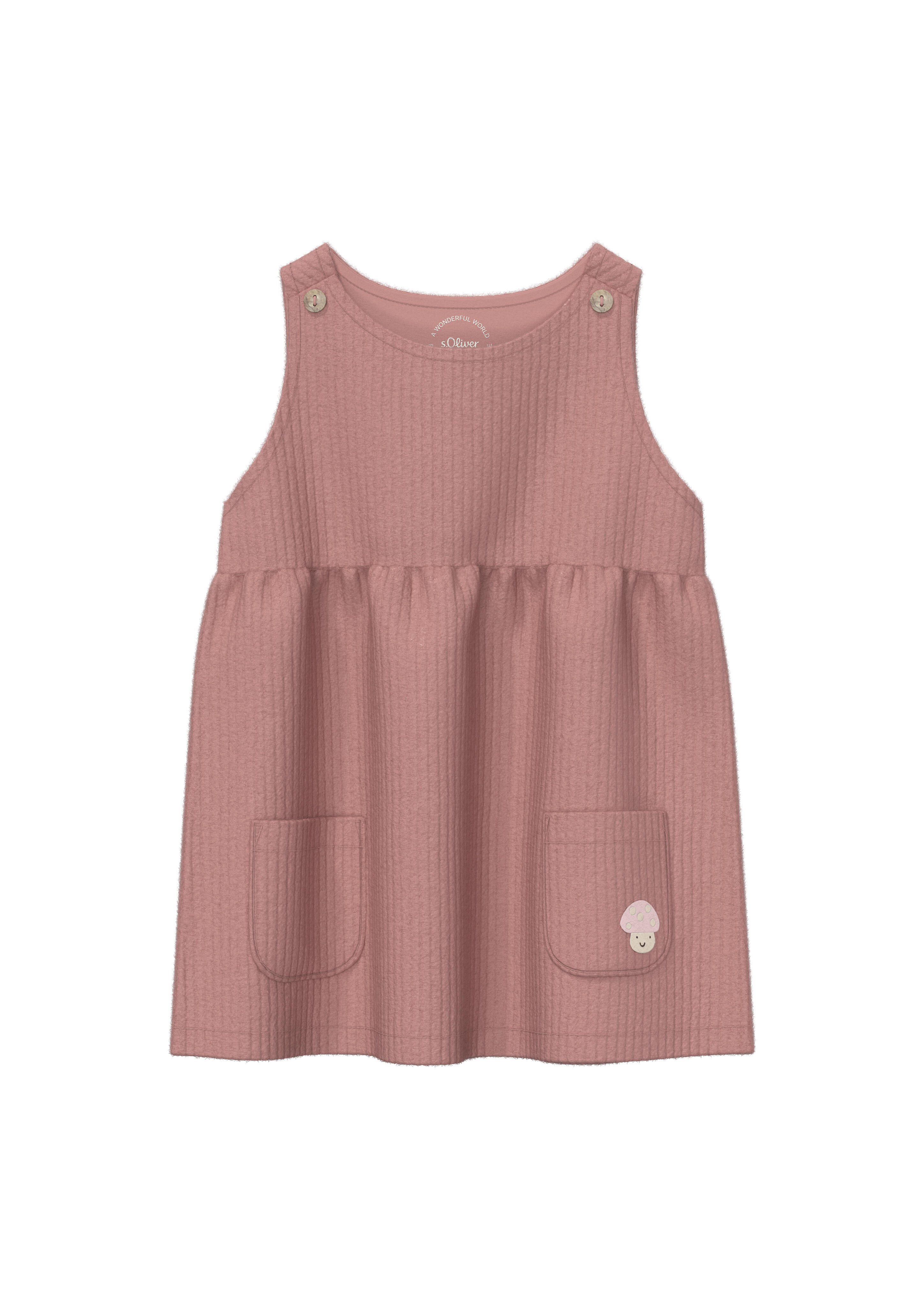 S.oliver Damen Rose Kurzes Kleid Mit Integriertem Höschen, Rüschen Und Aufgesetzter Tasche Für Baby-Mädchen - Image 3