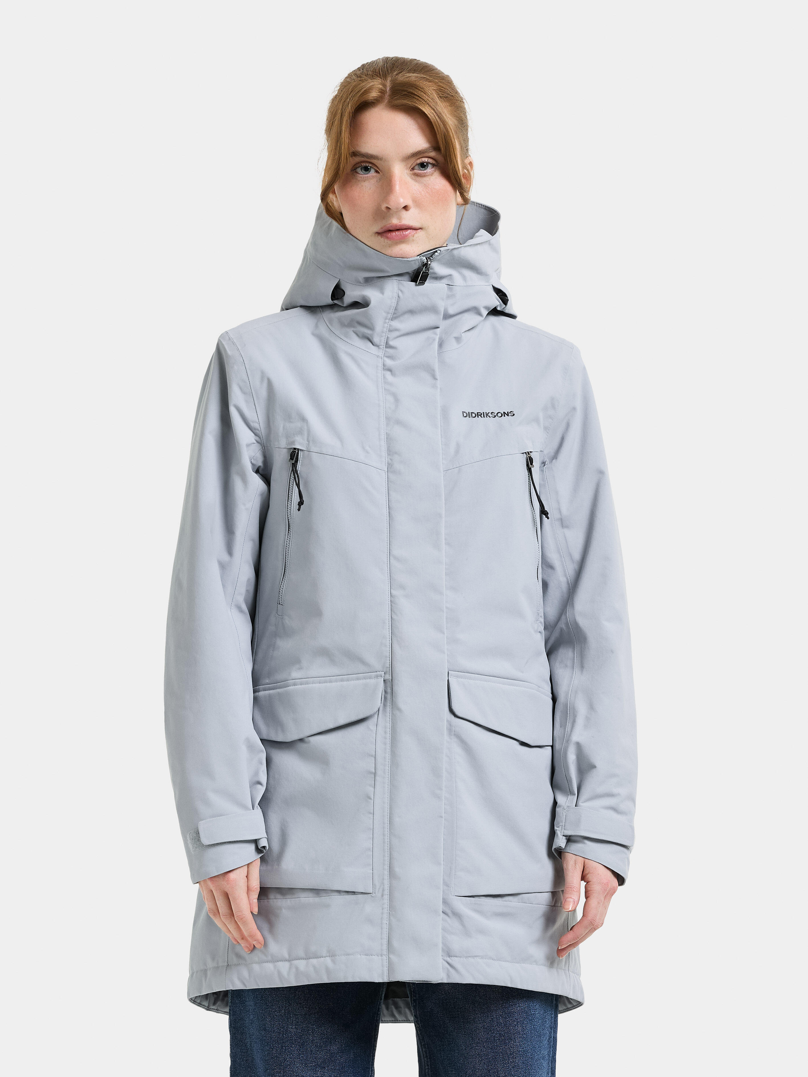 Didriksons - Felia Parka - Coats - Damen - Blau - 3XL - Bild 3