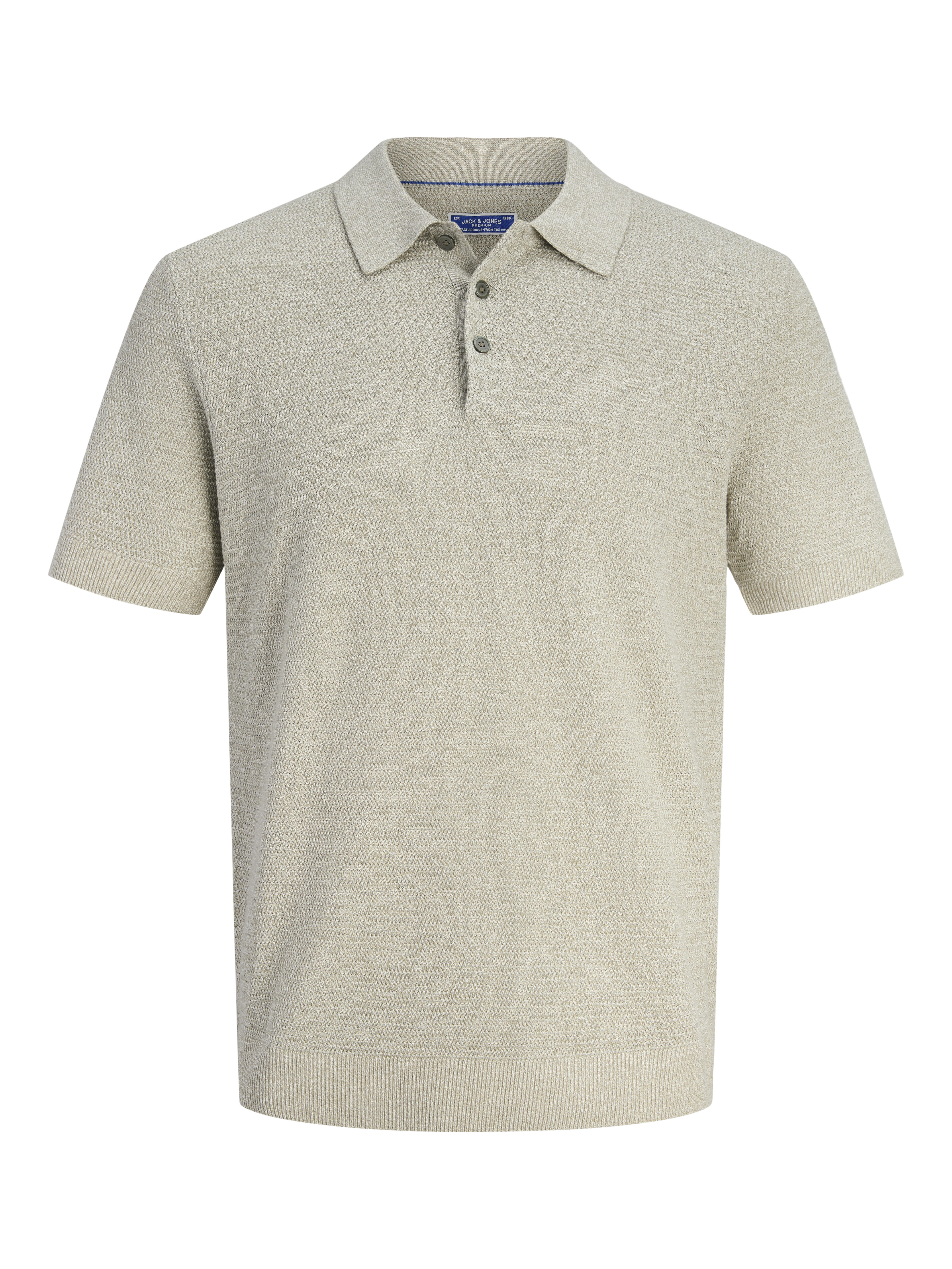 Jack&Jones Grün - Jprbluriley Knit Polo Ss Sn - Gr. - S
