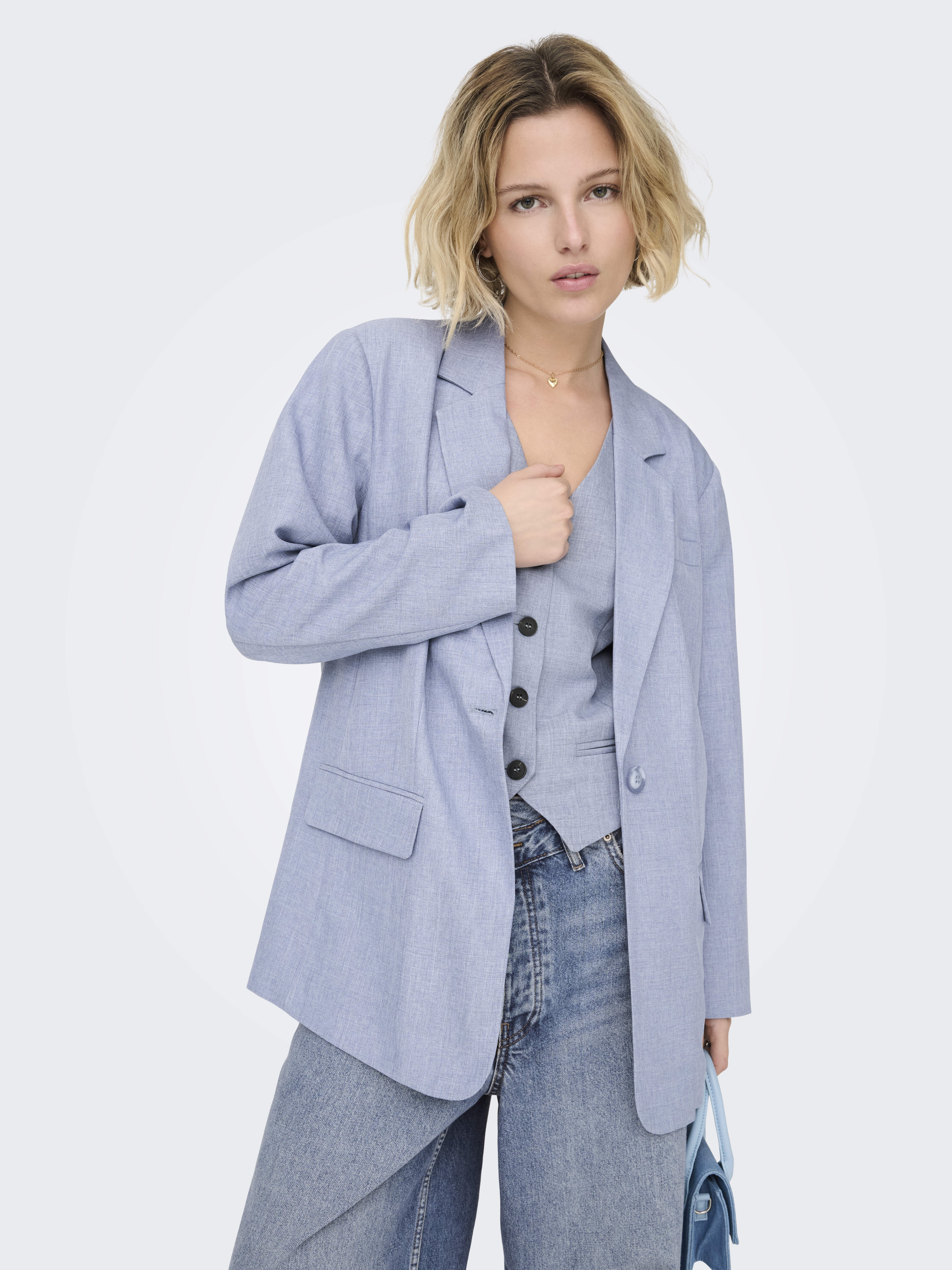 Blazer ONLY Onllinda Life Para Mujer - Estilo Casual Y Elegante, De La Marca Danesa