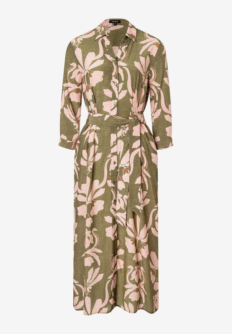 MORE & MORE fließendes Hemdblusenkleid Ornament Print Sommer  