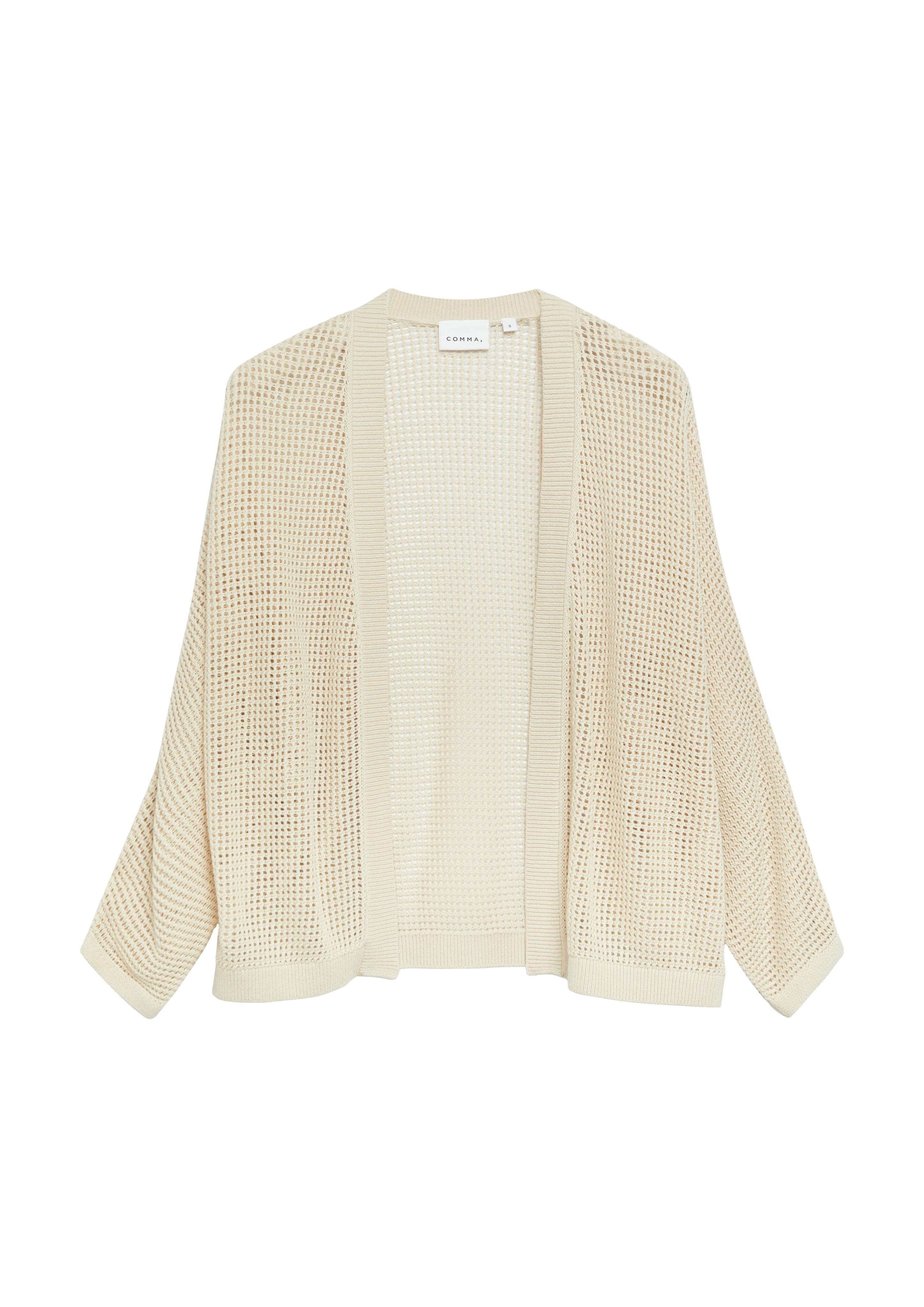 Comma Beige - Strickjacke - Gr. - Xs