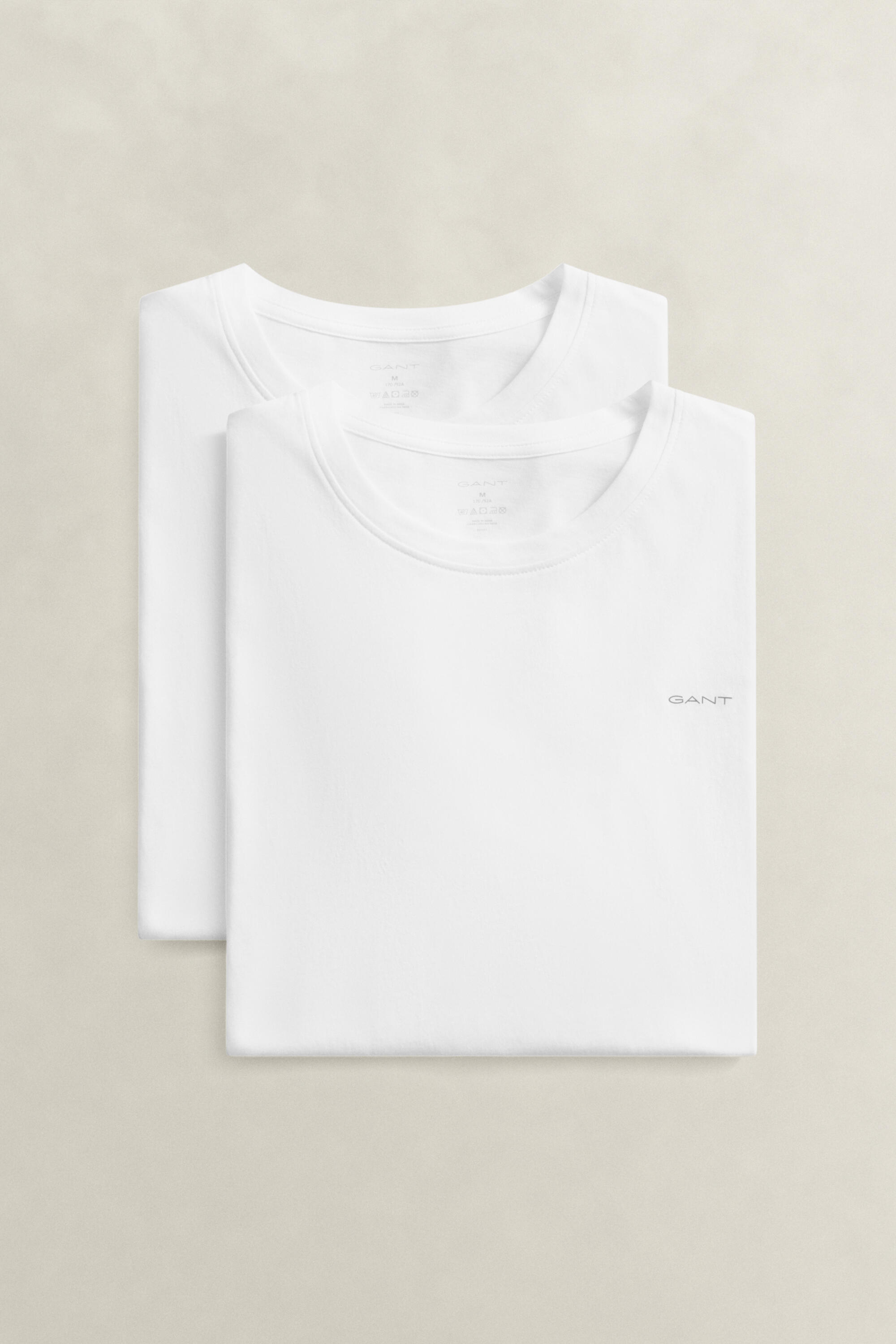 GANT, Herren, Shirts, C-NECK T-SHIRT 2-PACK, Weiss, (M) - Bild 7