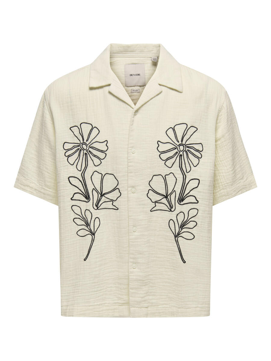Only & Sons Beige - Kurzarmhemd - Onsjackson - Gr. - L