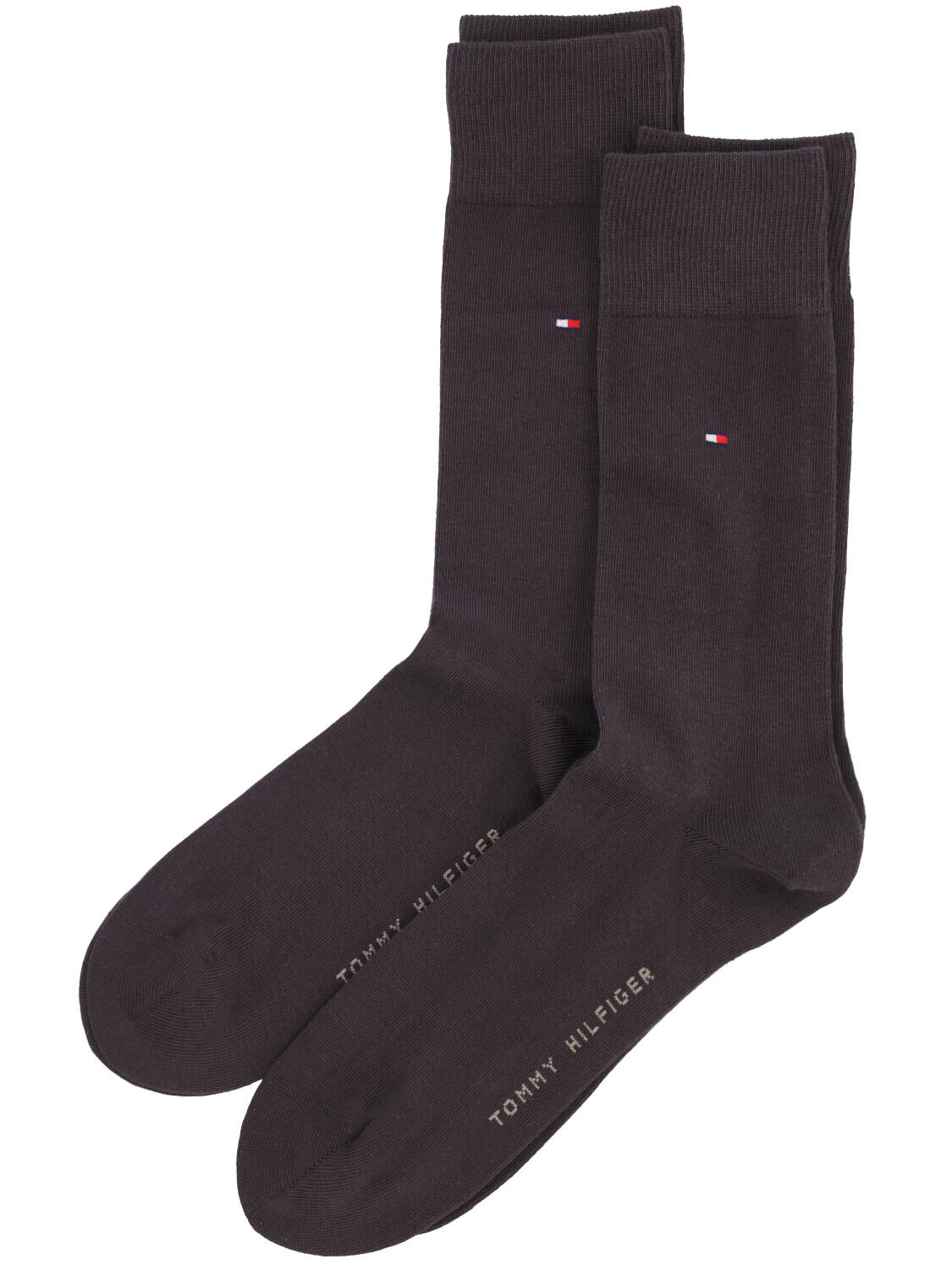 Tommy Hilfiger Herren 2P Men Classic Sock Dunkelbraun Gr 43/46 - Bild 5