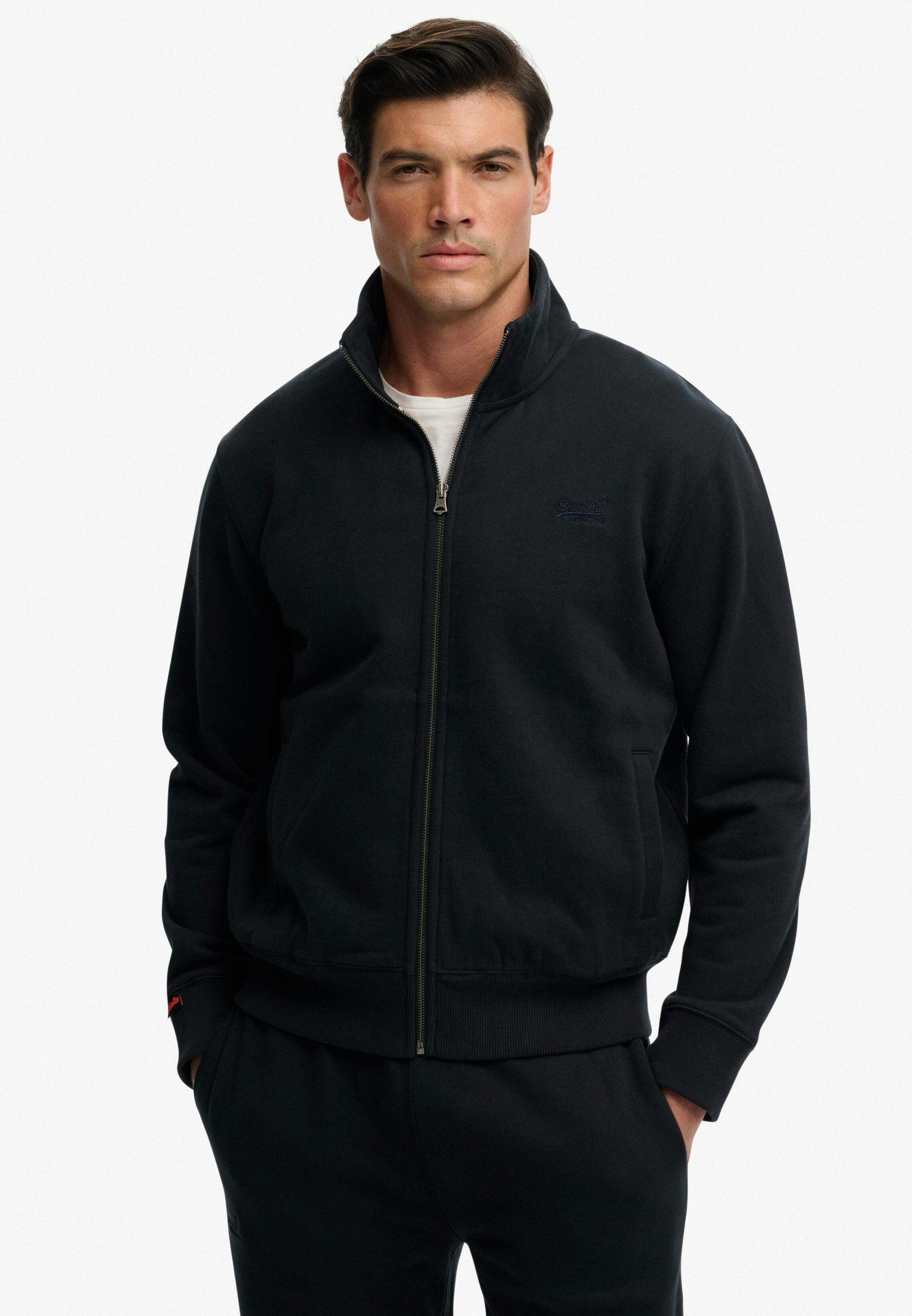 Superdry Blau Trainingsjacke Essential Logo - Bild 3