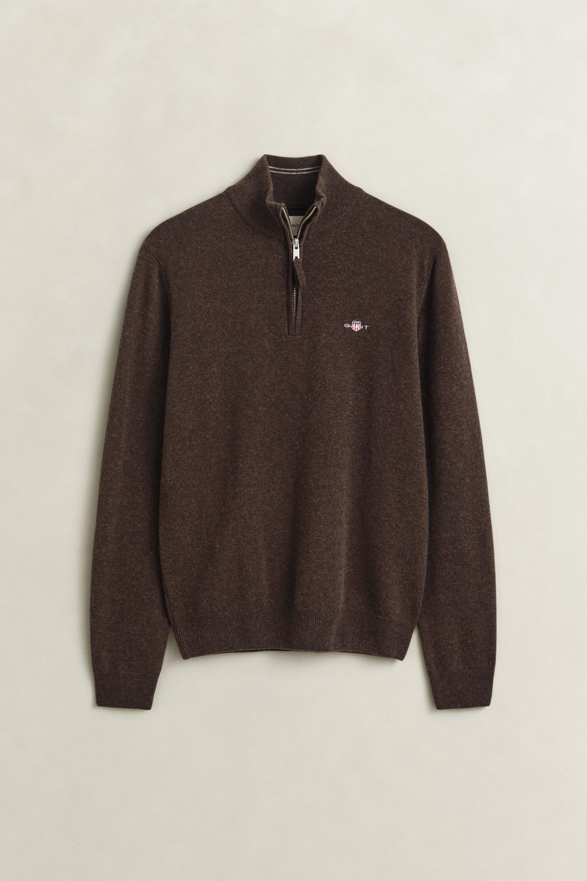 Gant Herren Dunkelbraun Troyer, Braun, Gr. L - Bild 7
